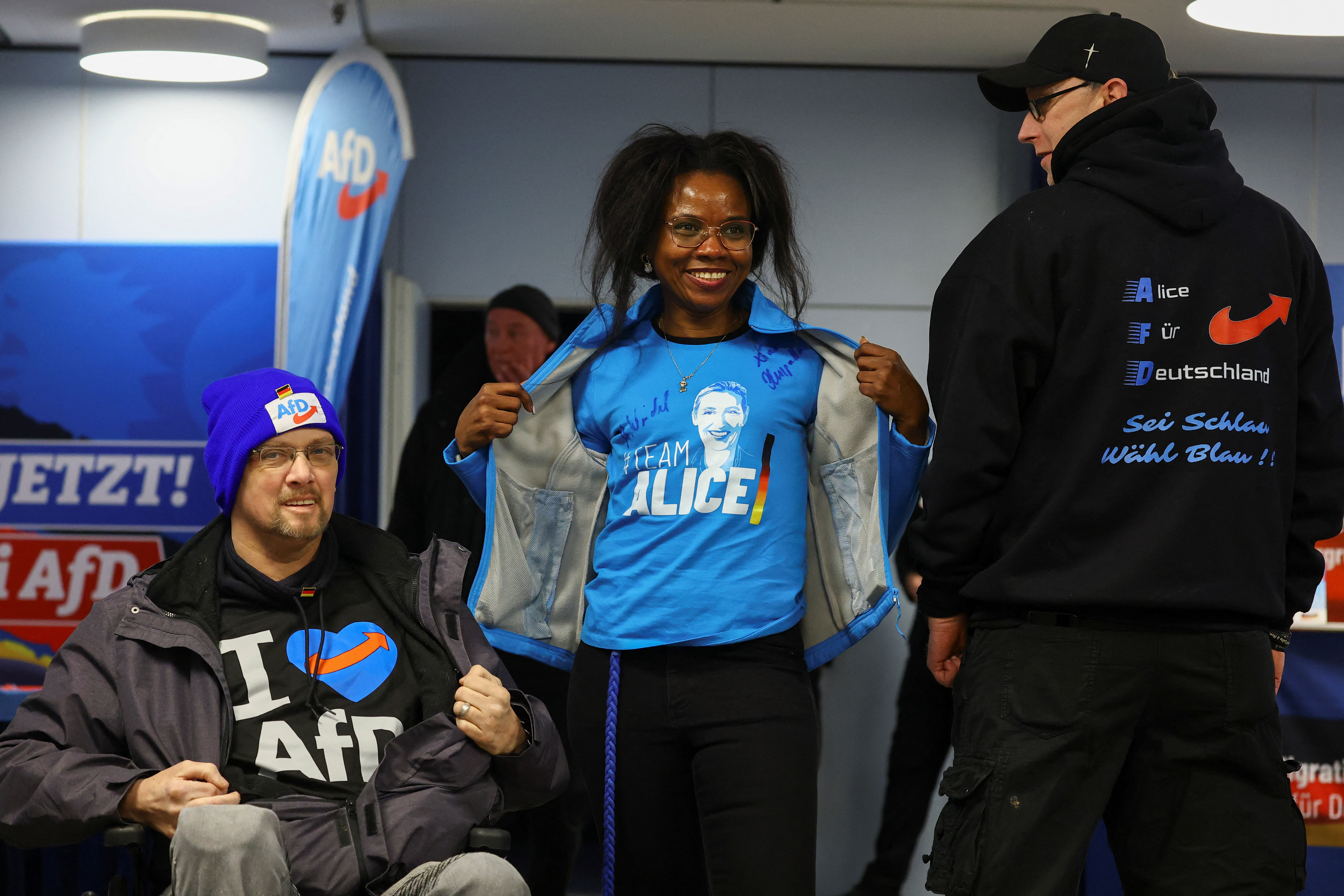 Alternative for Germany party supporters