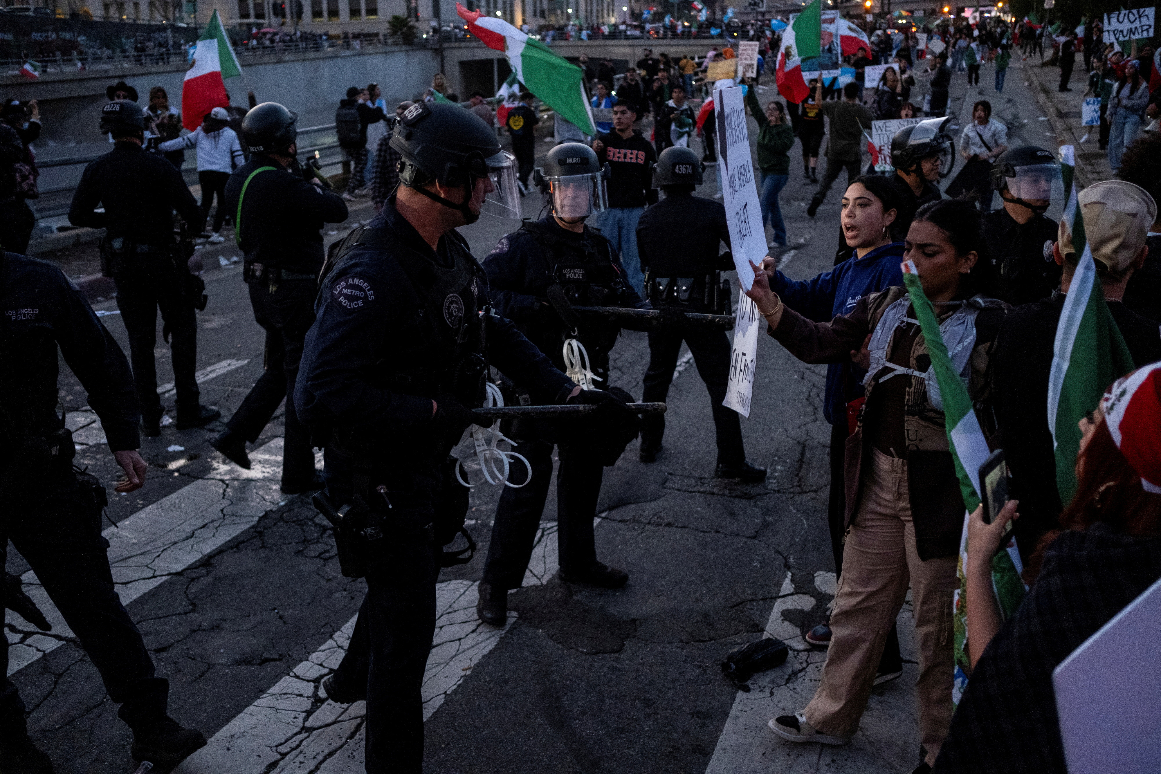 Some US businesses close in a 'day without immigrants'