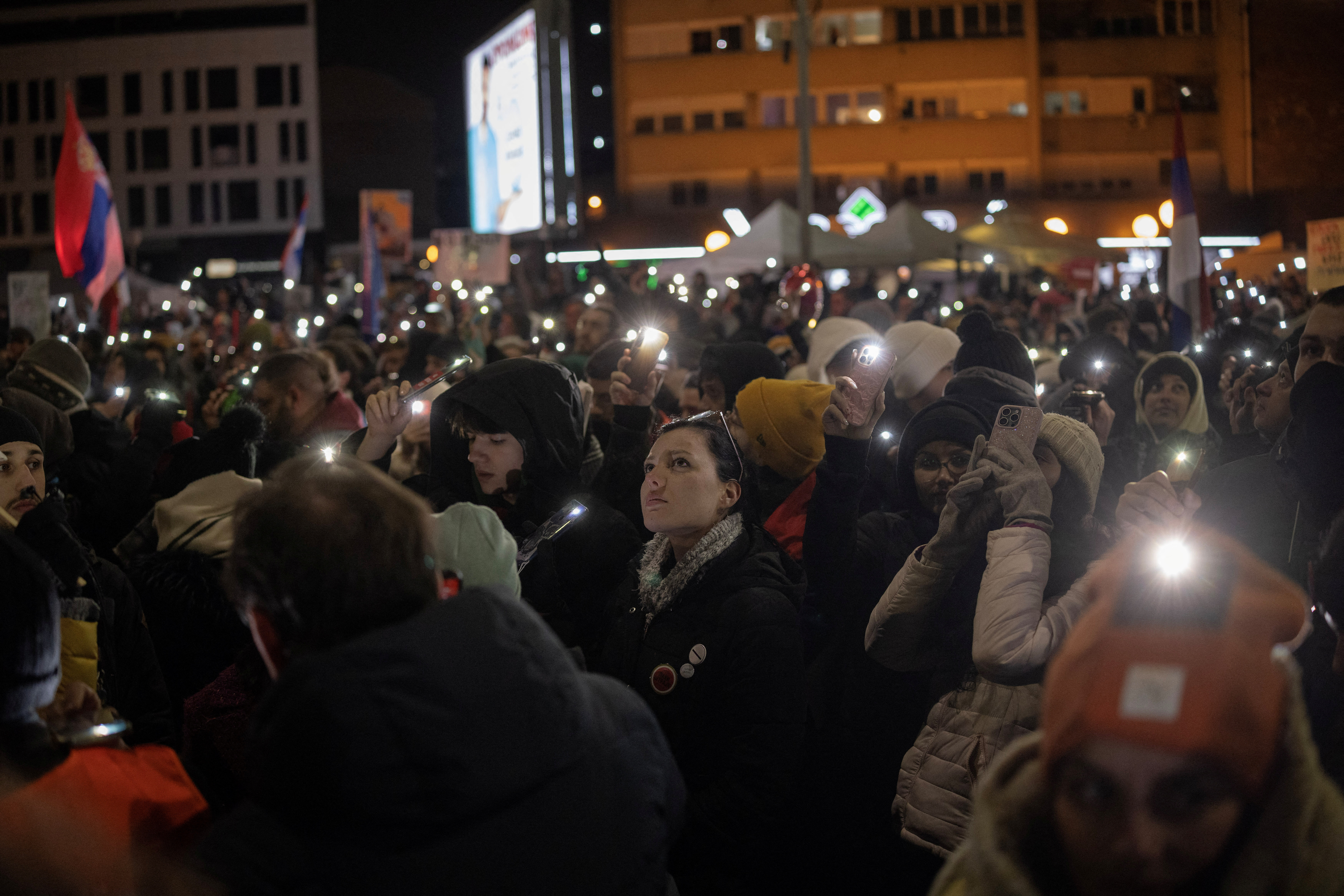 Thousands mark Serbian Statehood Day with anti-corruption protest