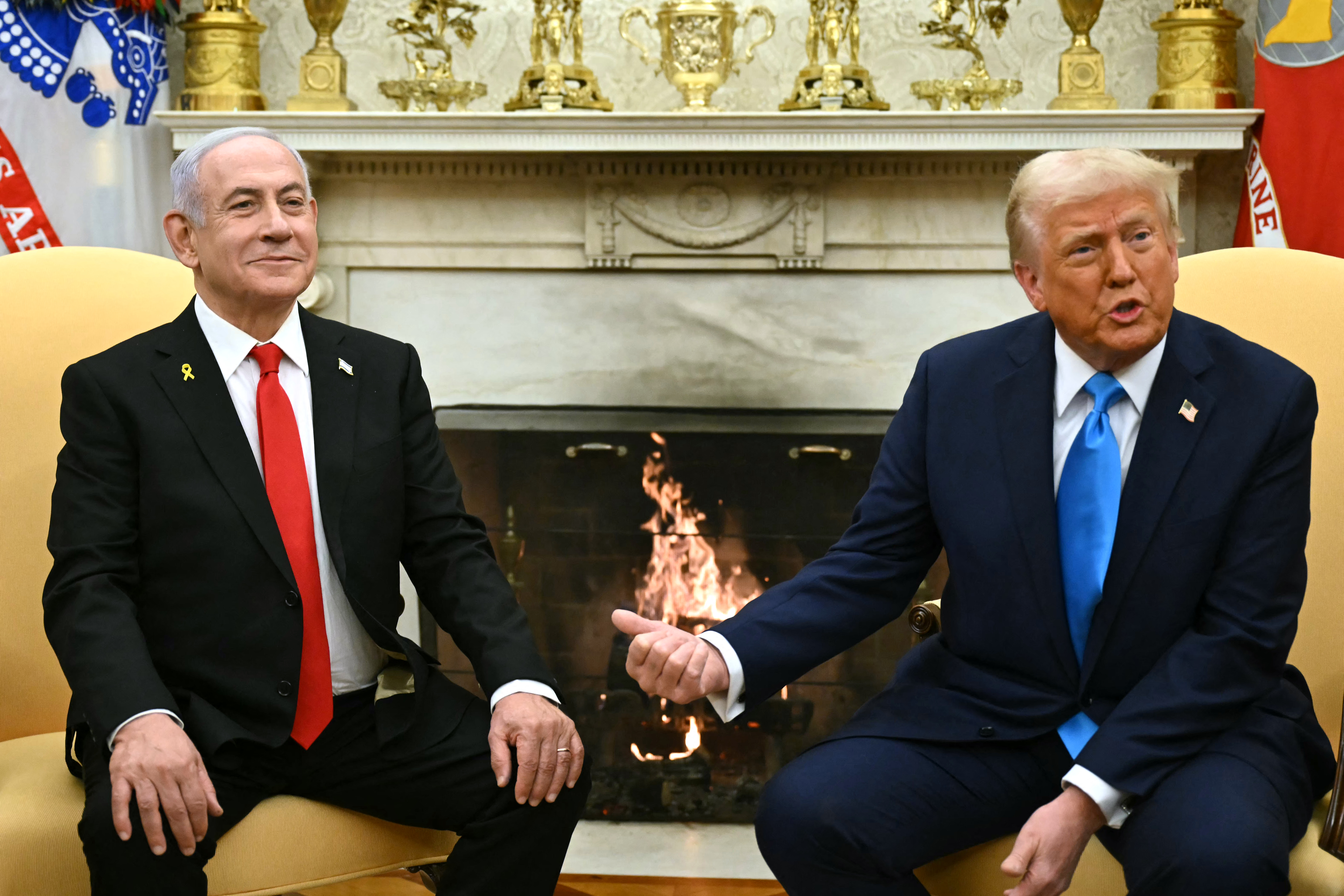 Trump meets Netanyahu at the White House
