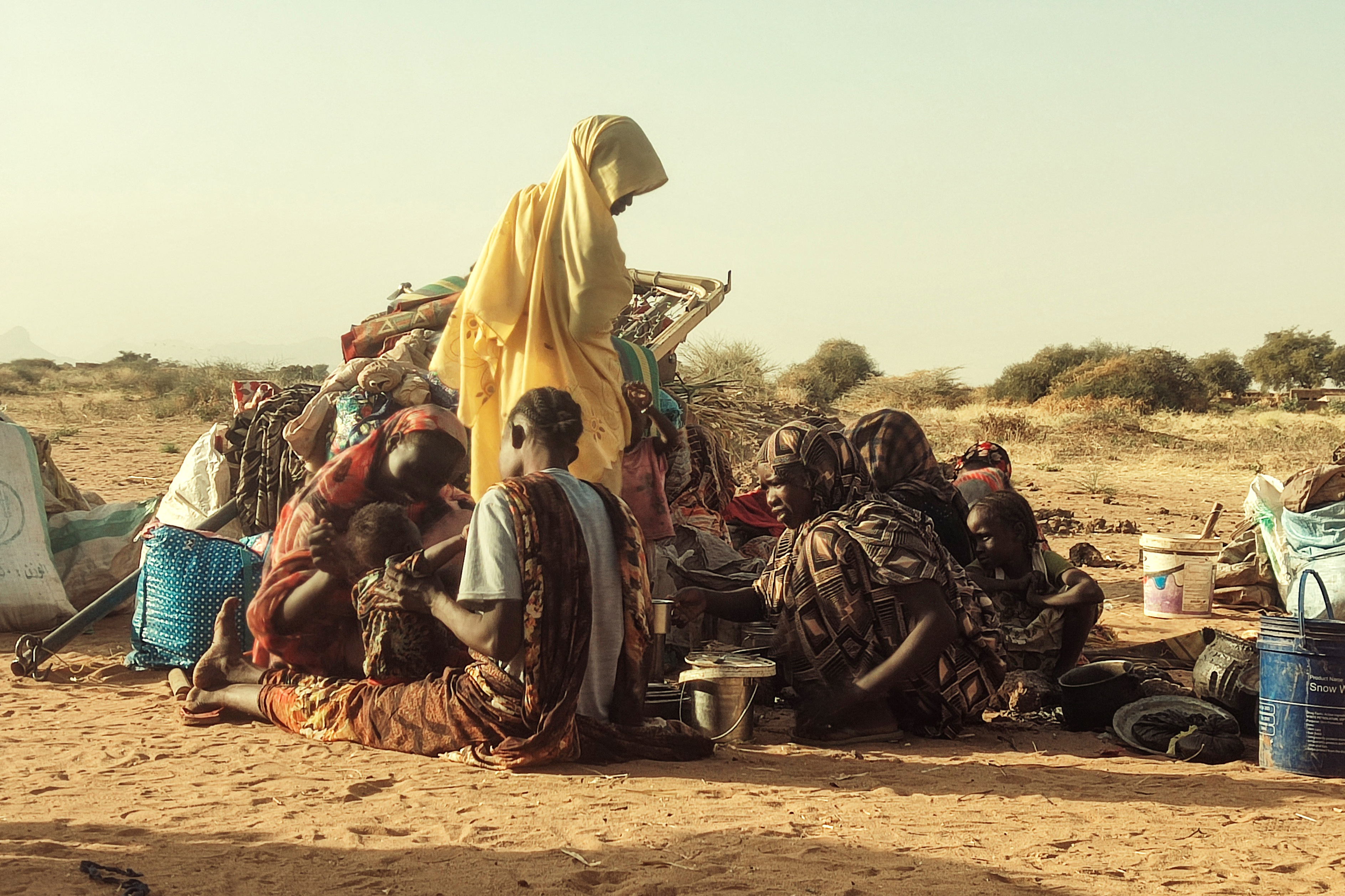 Displaced families in Sudan face violence, hunger, and death at every turn