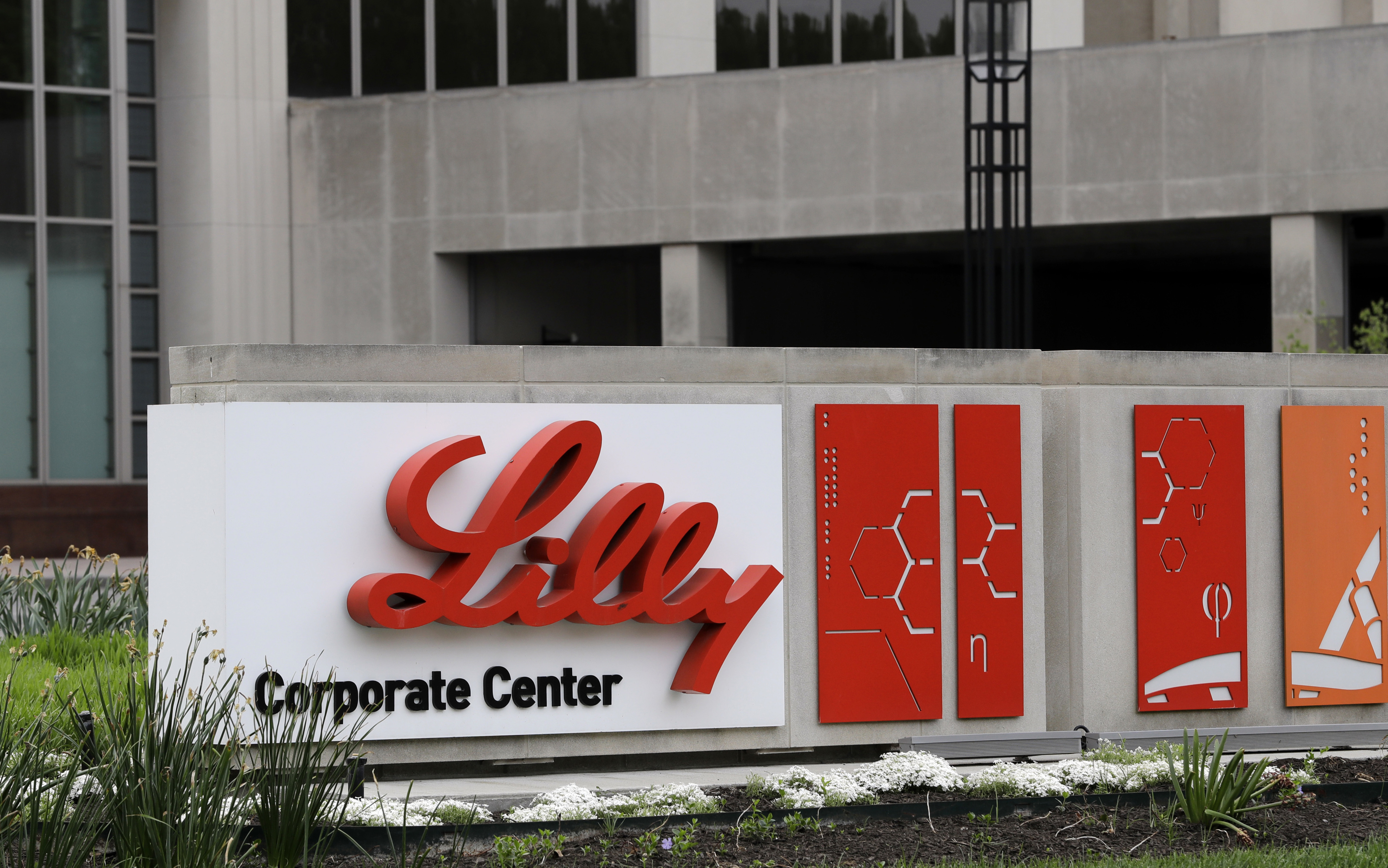 the Eli Lilly & Co. corporate headquarters in Indianapolis, US