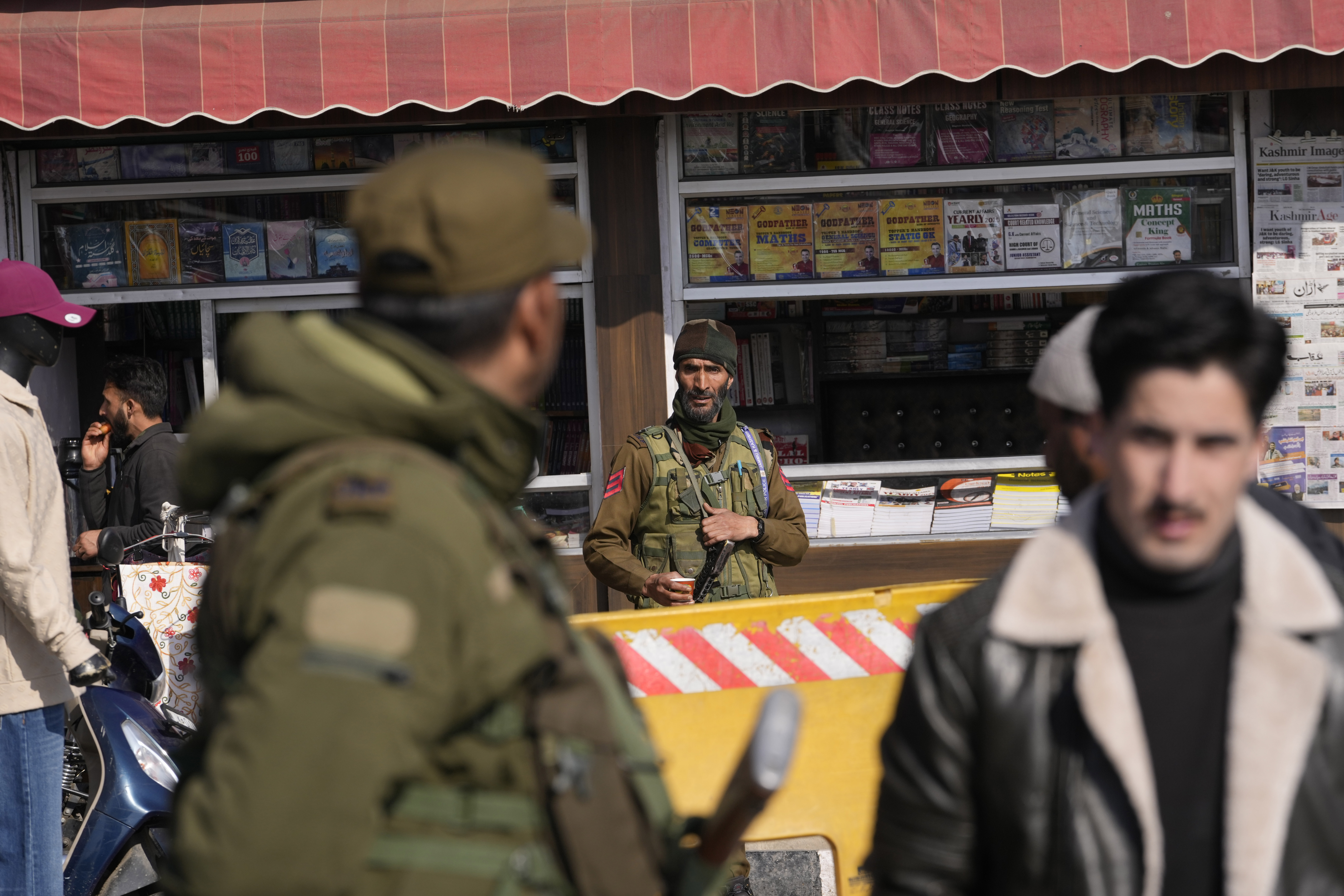 Police in disputed Kashmir raid bookstores, seizing books