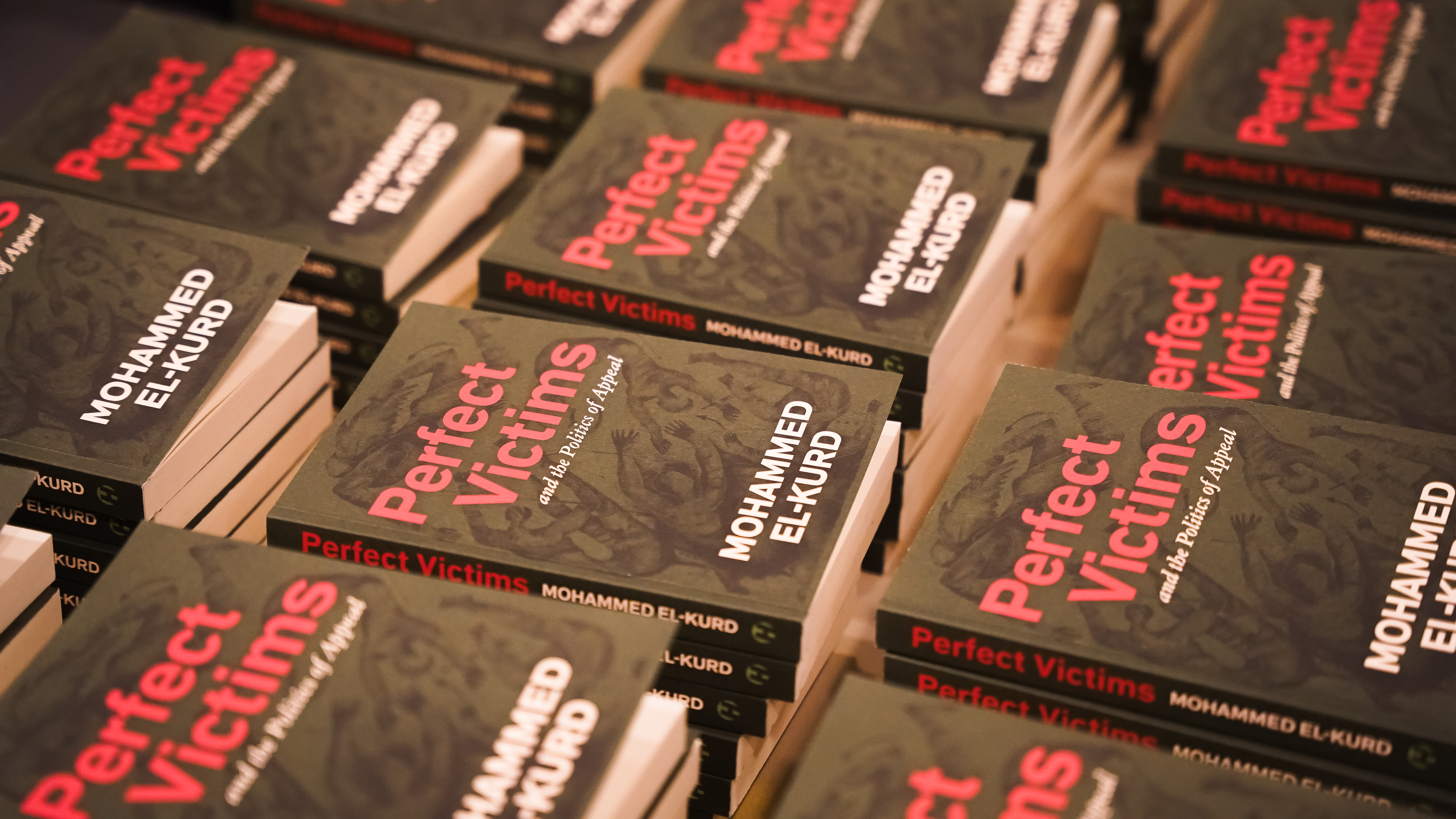 Copies of 'Perfect Victims and the Politics of Appeal' by Mohammed el-Kurd