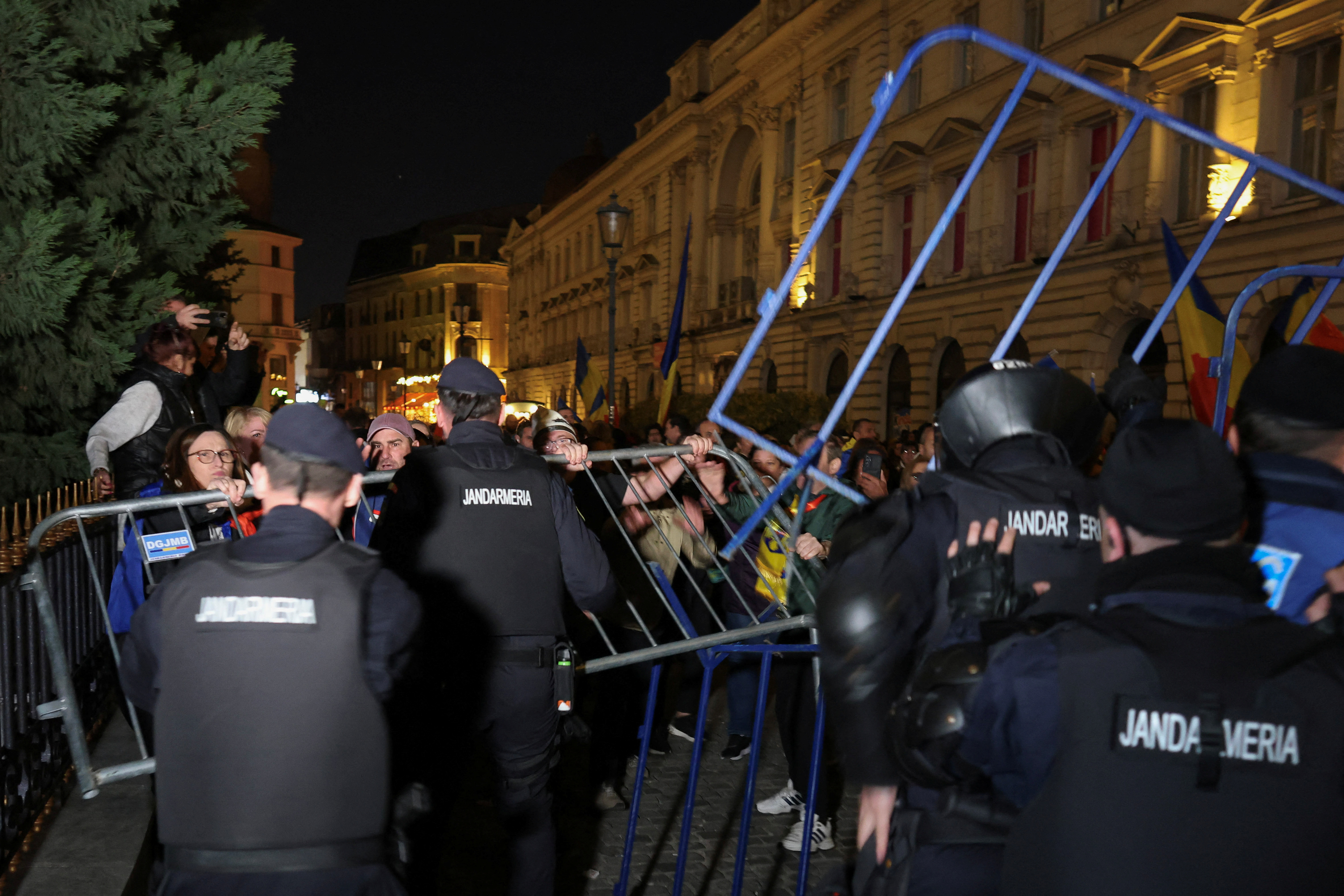 Romania Election Protest