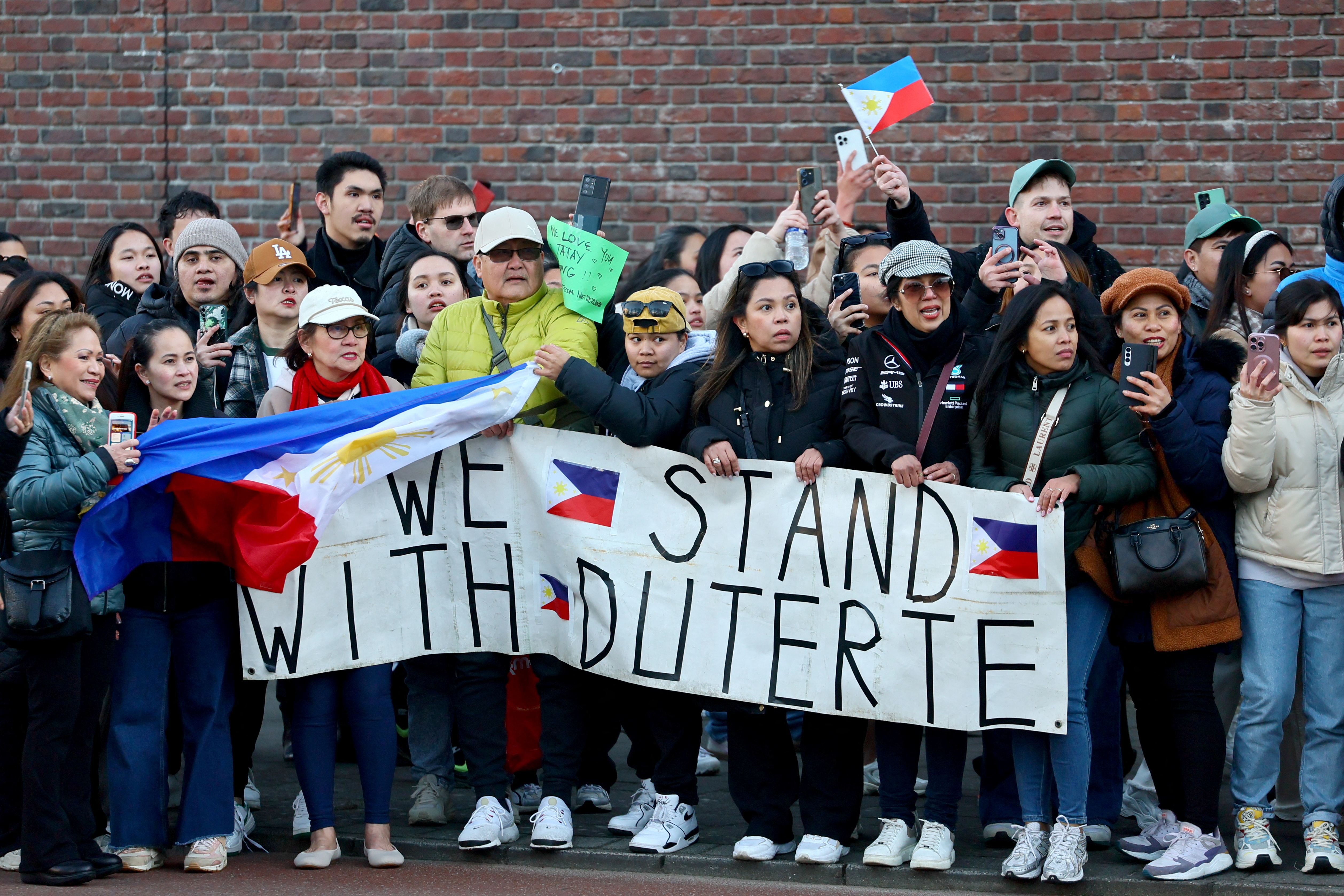 Supporters of former Philippine President Rodrigo Duterte 