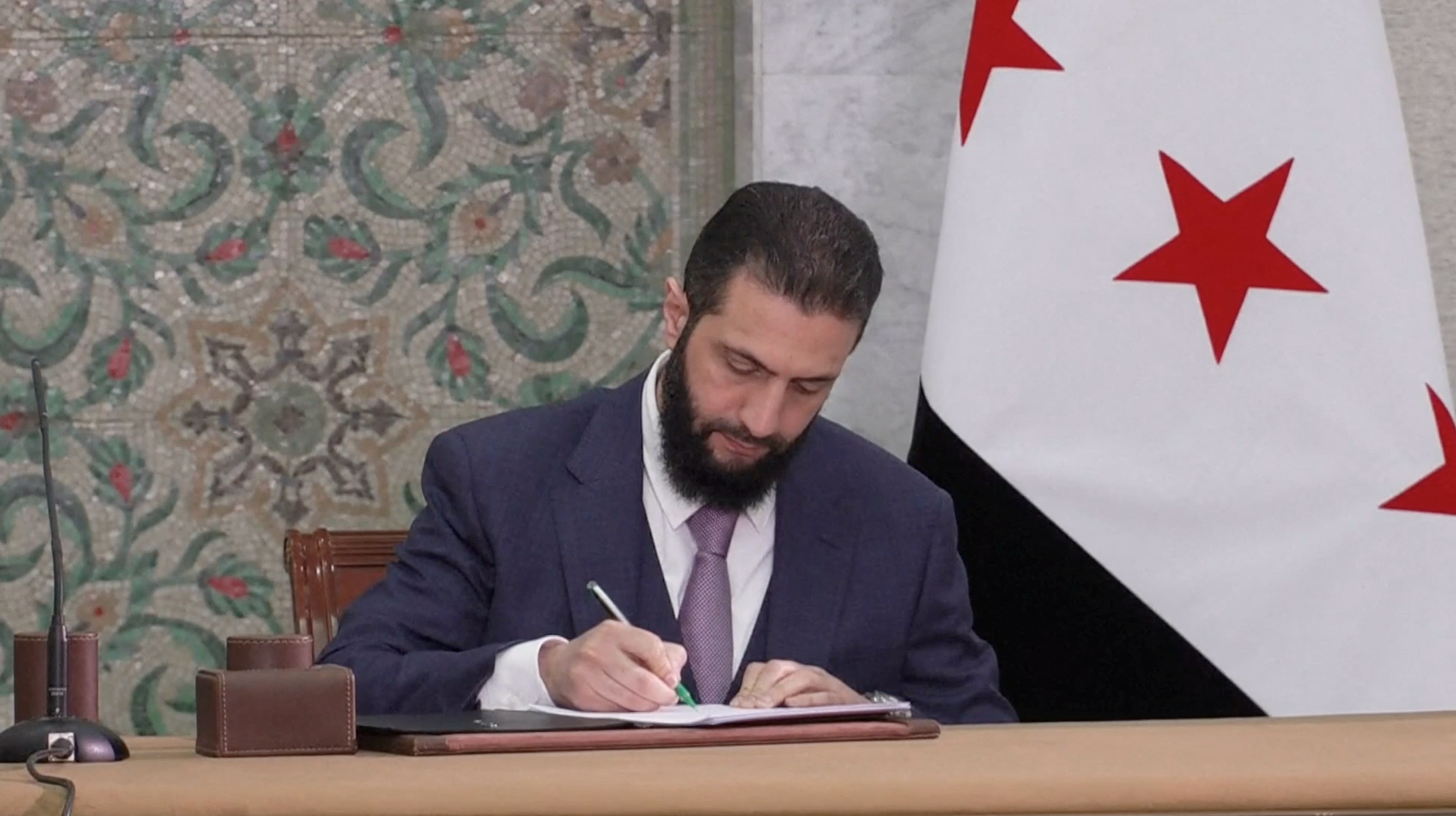 Syria's interim President Ahmed al-Sharaa