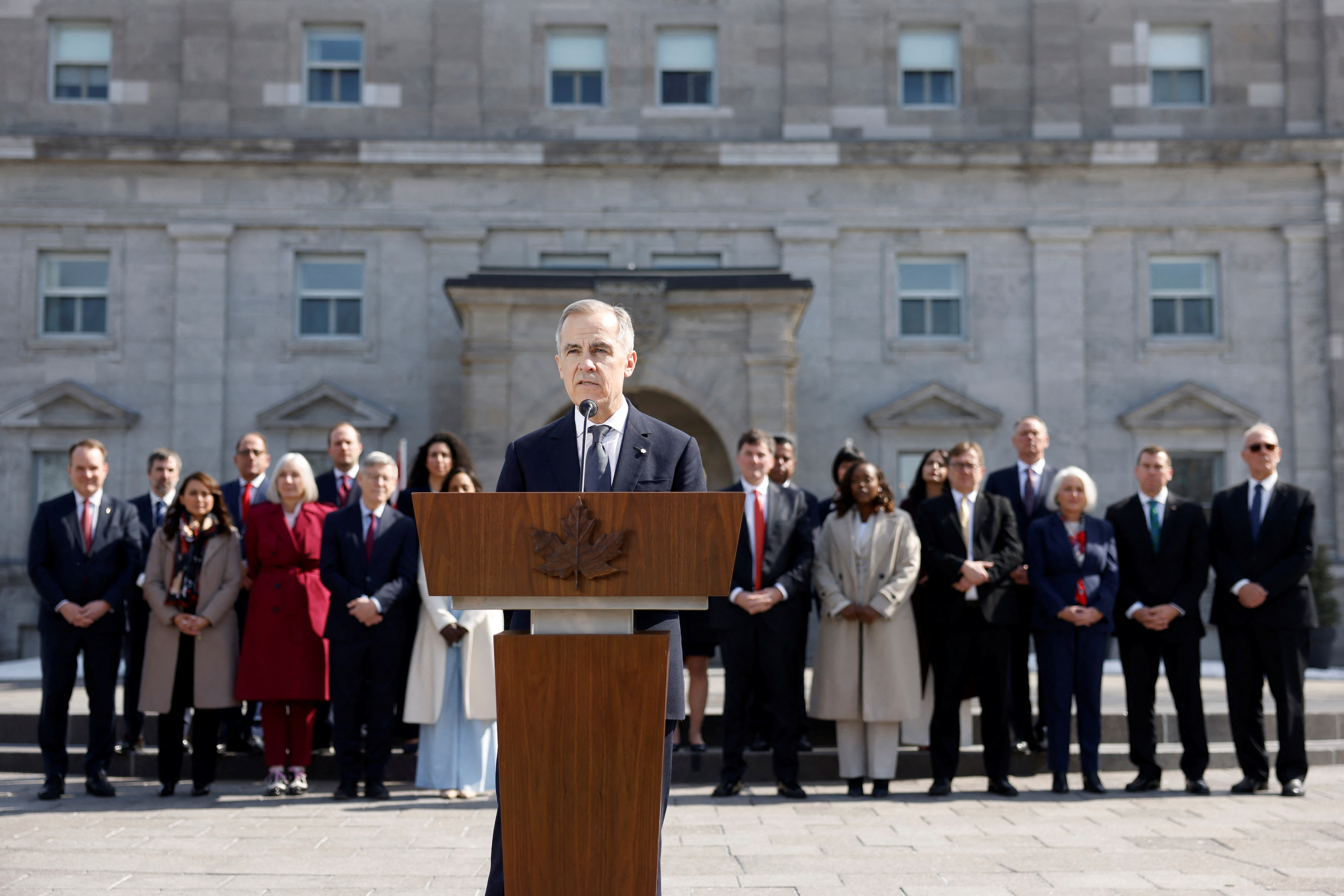 Mark Carney and his new cabinet