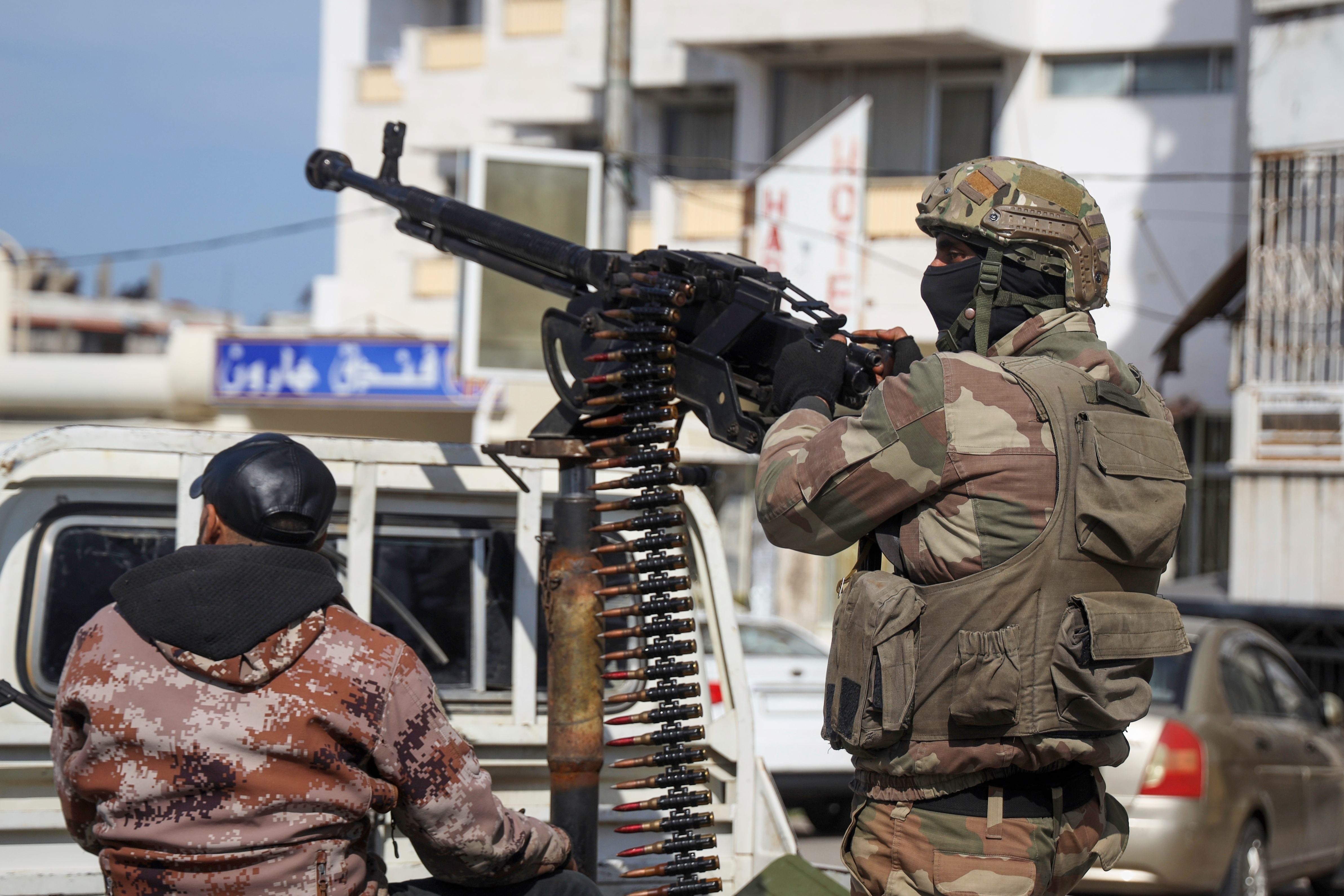 Reinforcement Syrian security forces deploy in Latakia