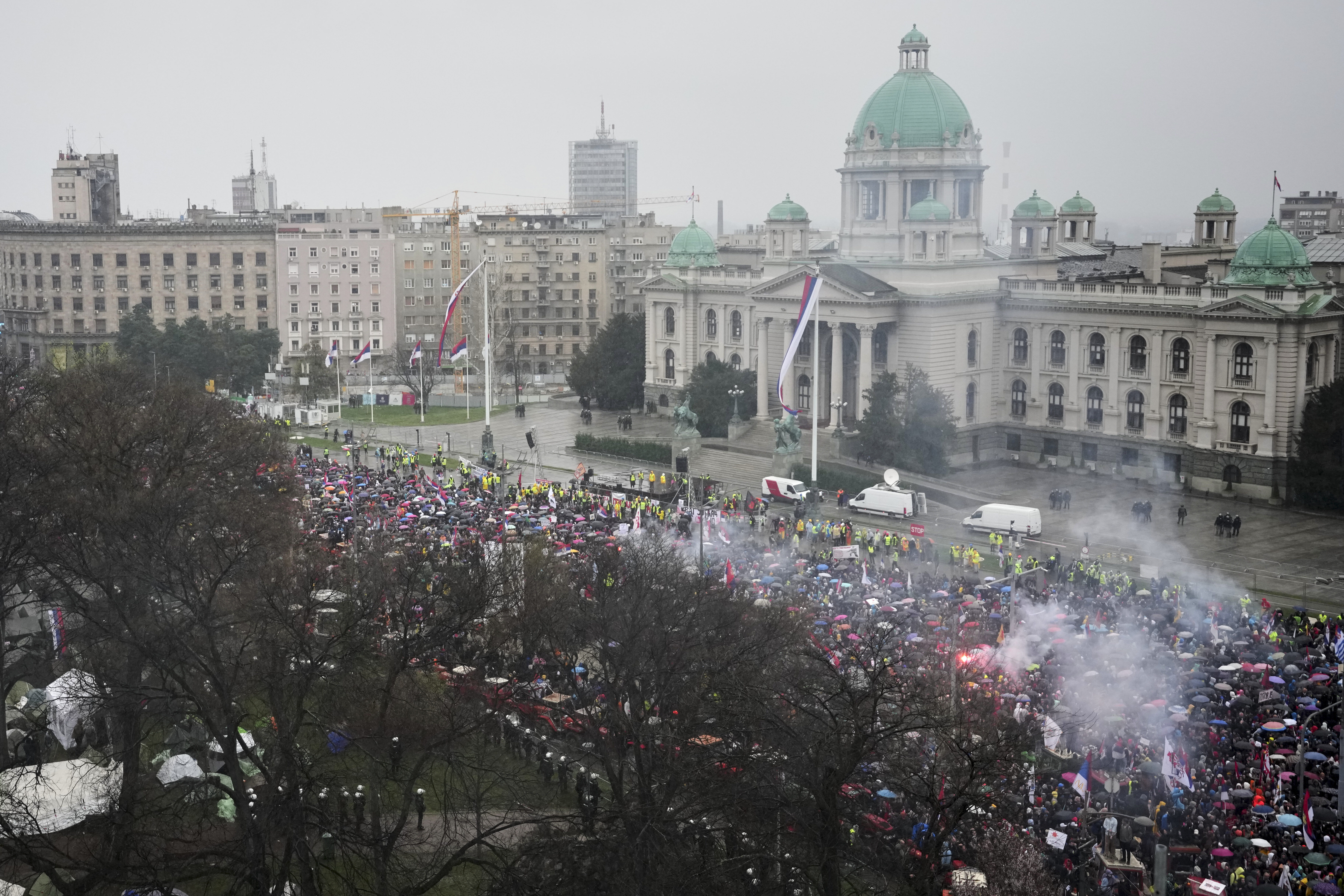 Serbia Protest Tensions