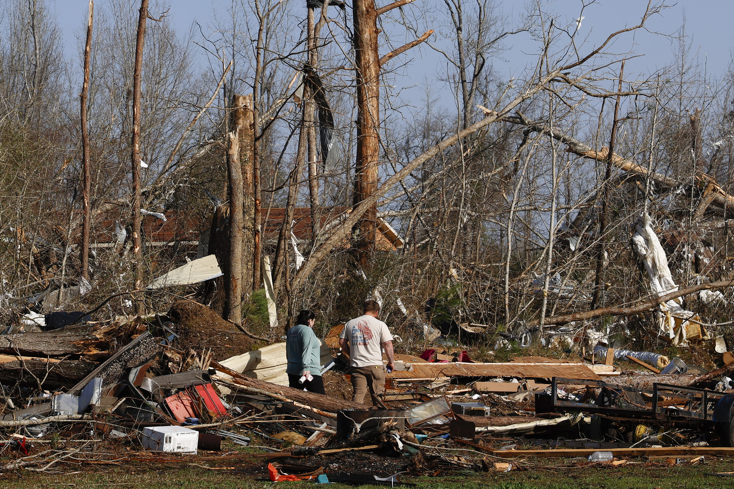 Severe weather system leaves trail of destruction across the US