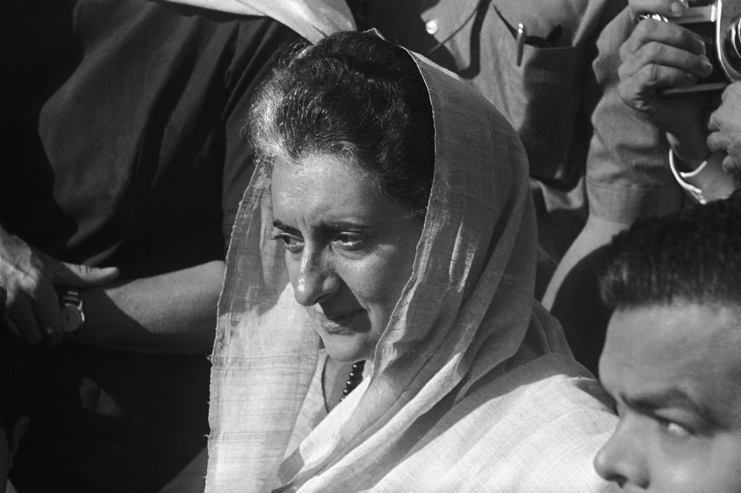 India's Prime Minister, Mrs. Gandhi who will be 52 on Nov. 19, poses for this birthday portrait at her home on Nov. 18, 1969 in New Delhi. (AP Photo)