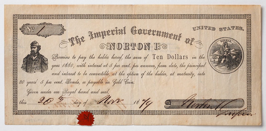Emperor Norton bank note