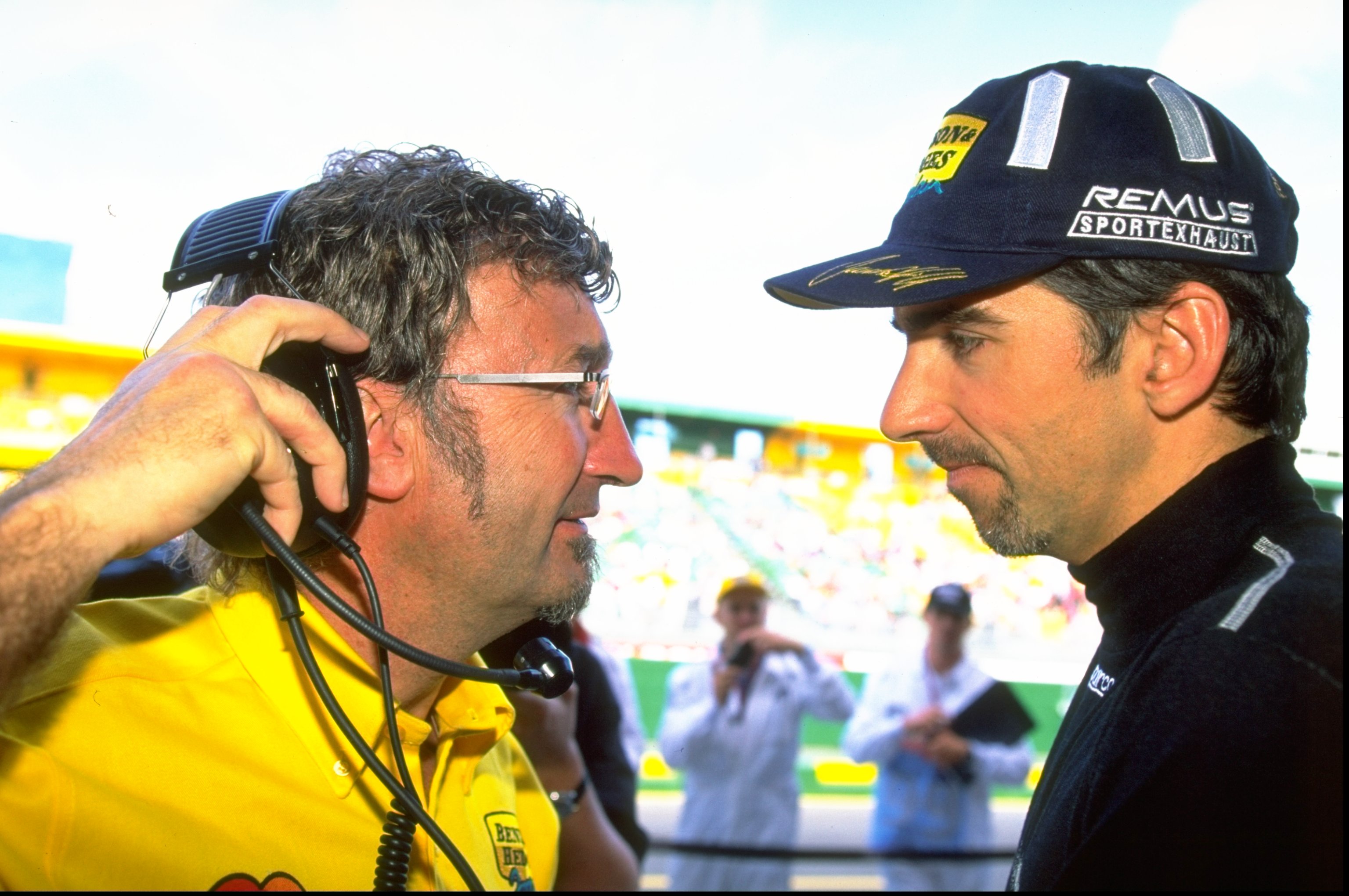 Eddie Jordan and Damon Hill.