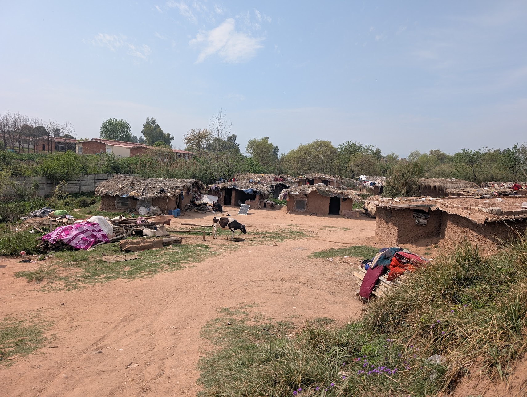 Laal Khan and Guldana home