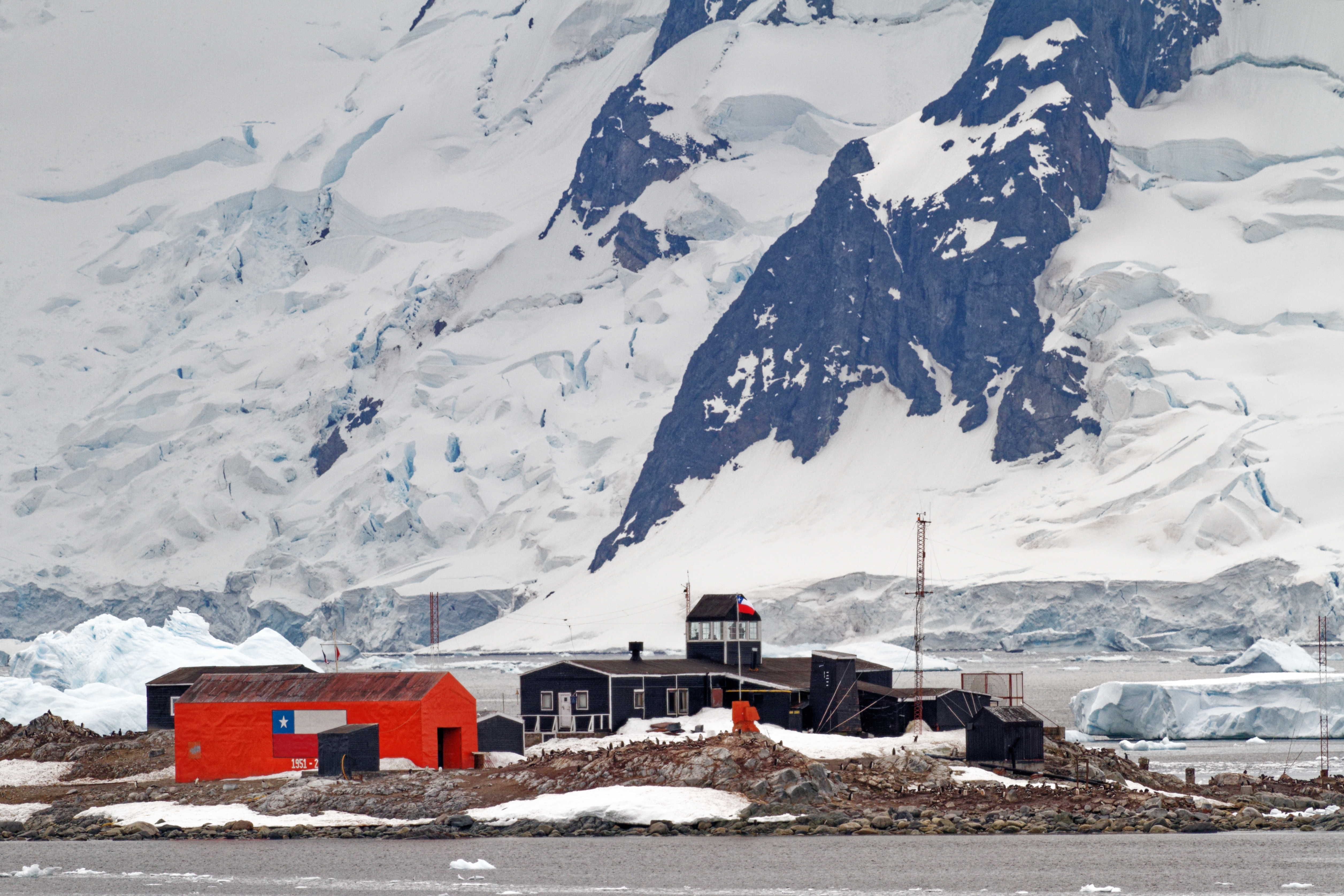 View of the Chilean station Gonzales Videla, on the Antarctic mainland’s Waterboat Point in Paradise Bay, Antarctica [Shutterstock]