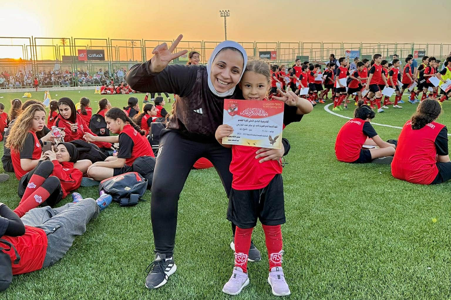 Aya Abdel Hady reacts.