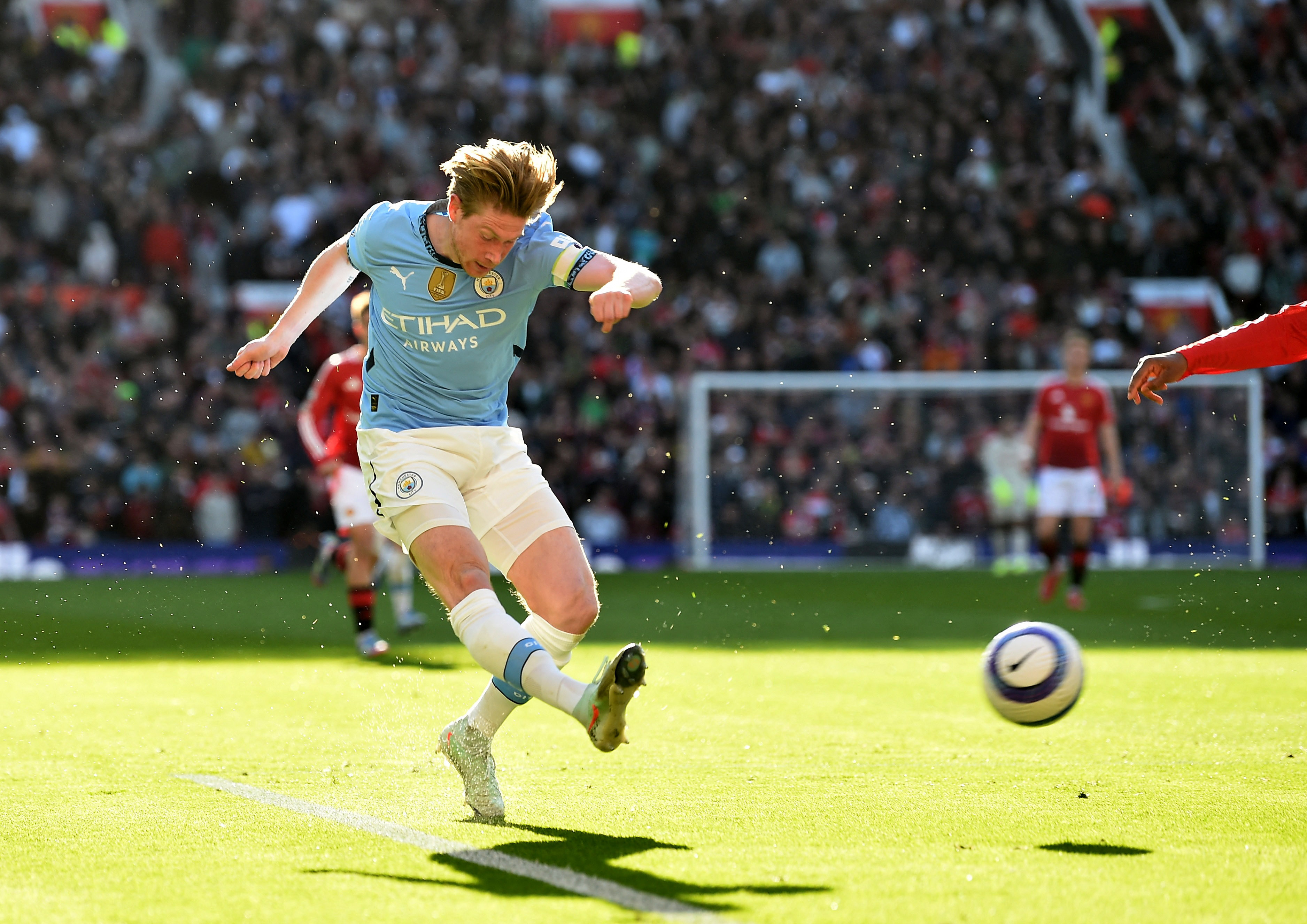 Kevin de Bruyne in action.