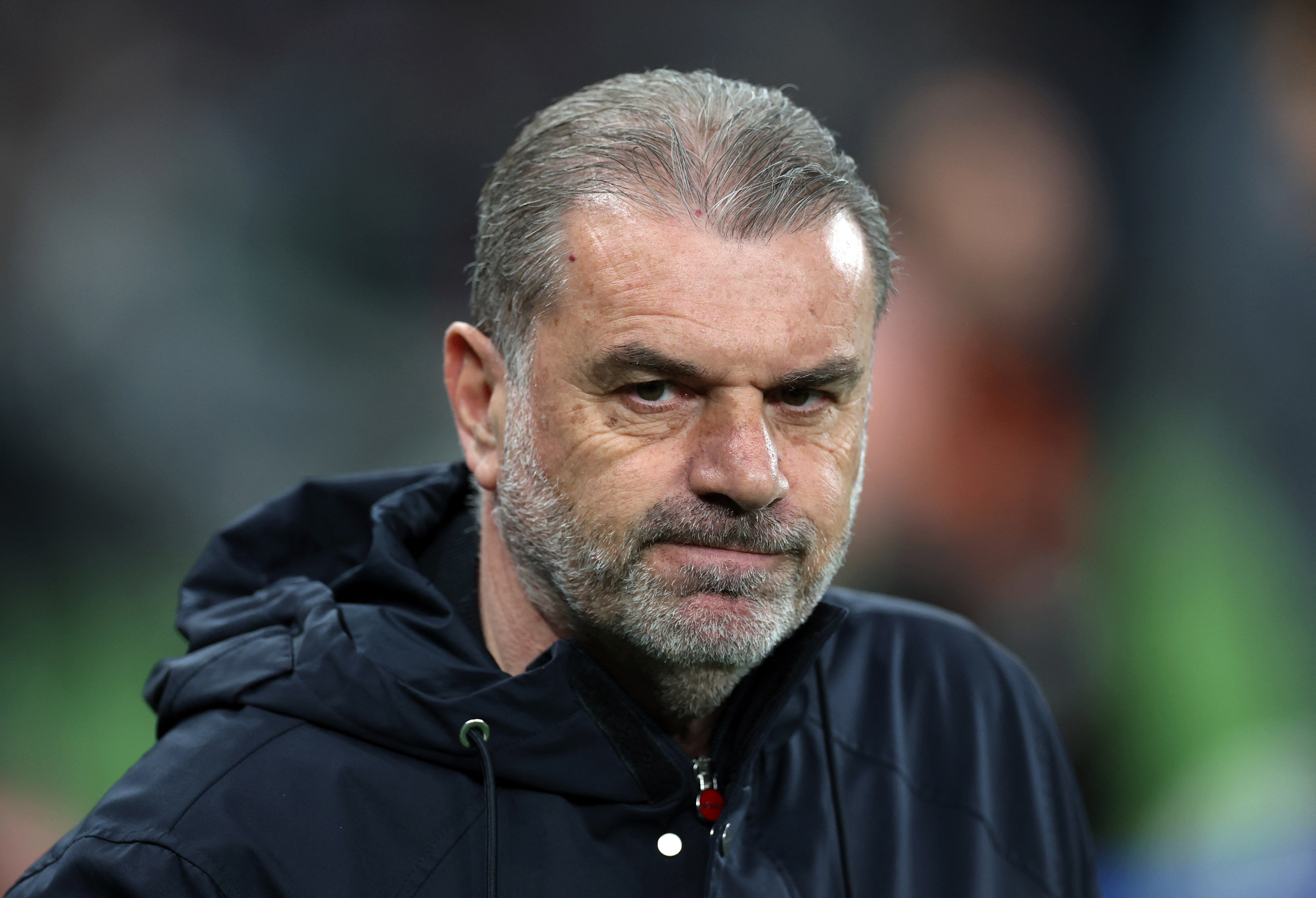 Tottenham Hotspur manager Ange Postecoglou before the match.