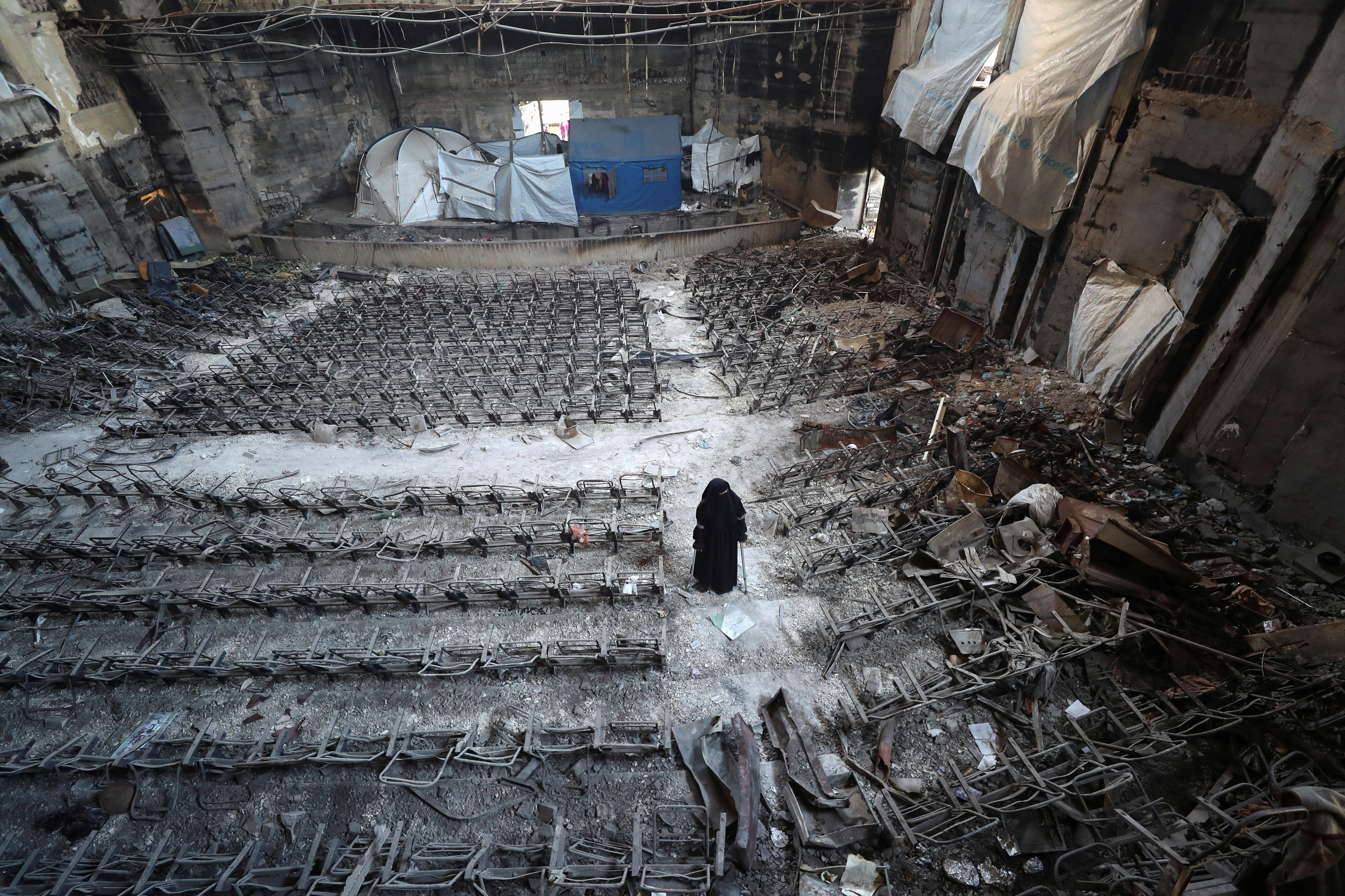 Destroyed Gaza university