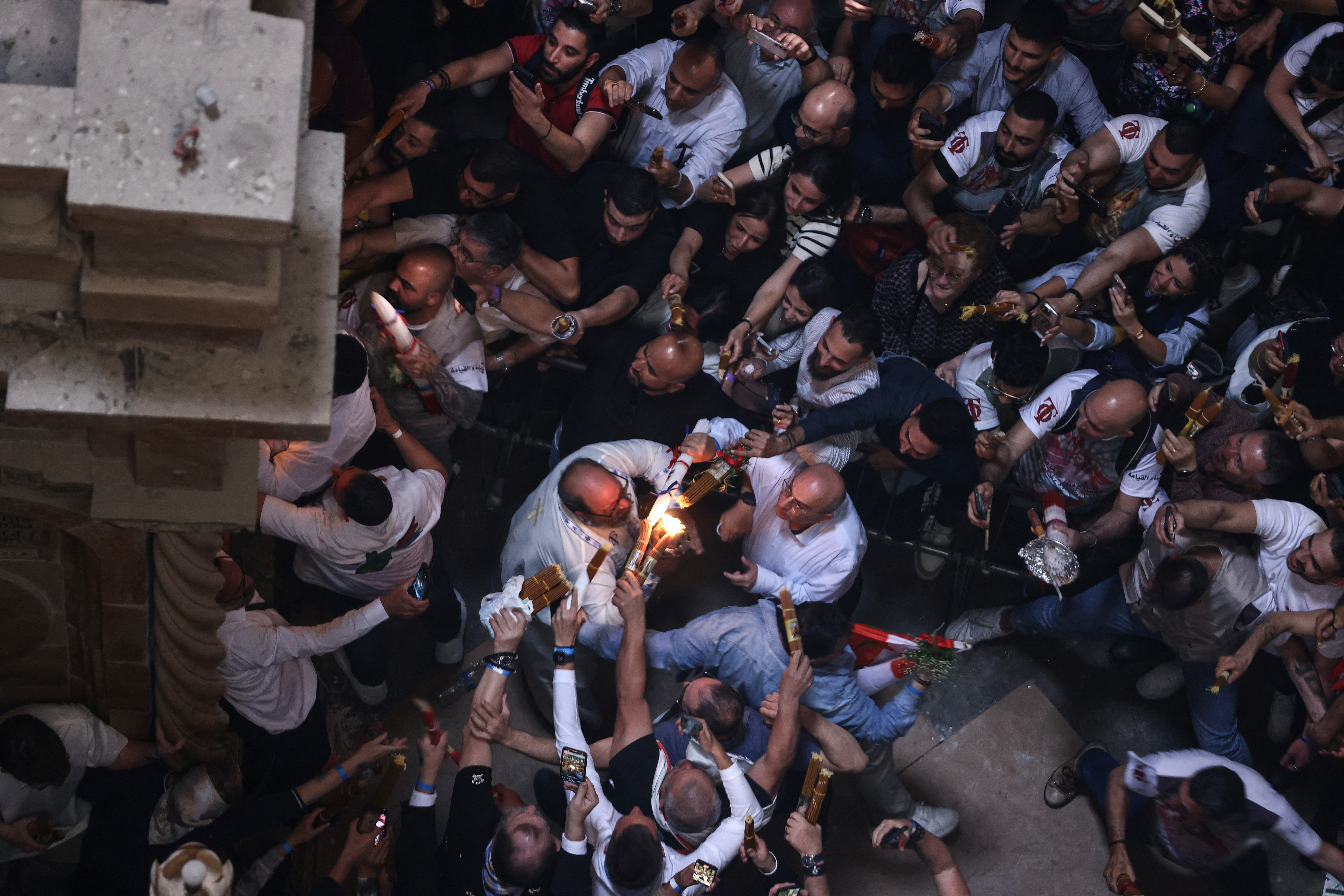 Thousands gather for centuries-old Holy Fire ceremony in Jerusalem