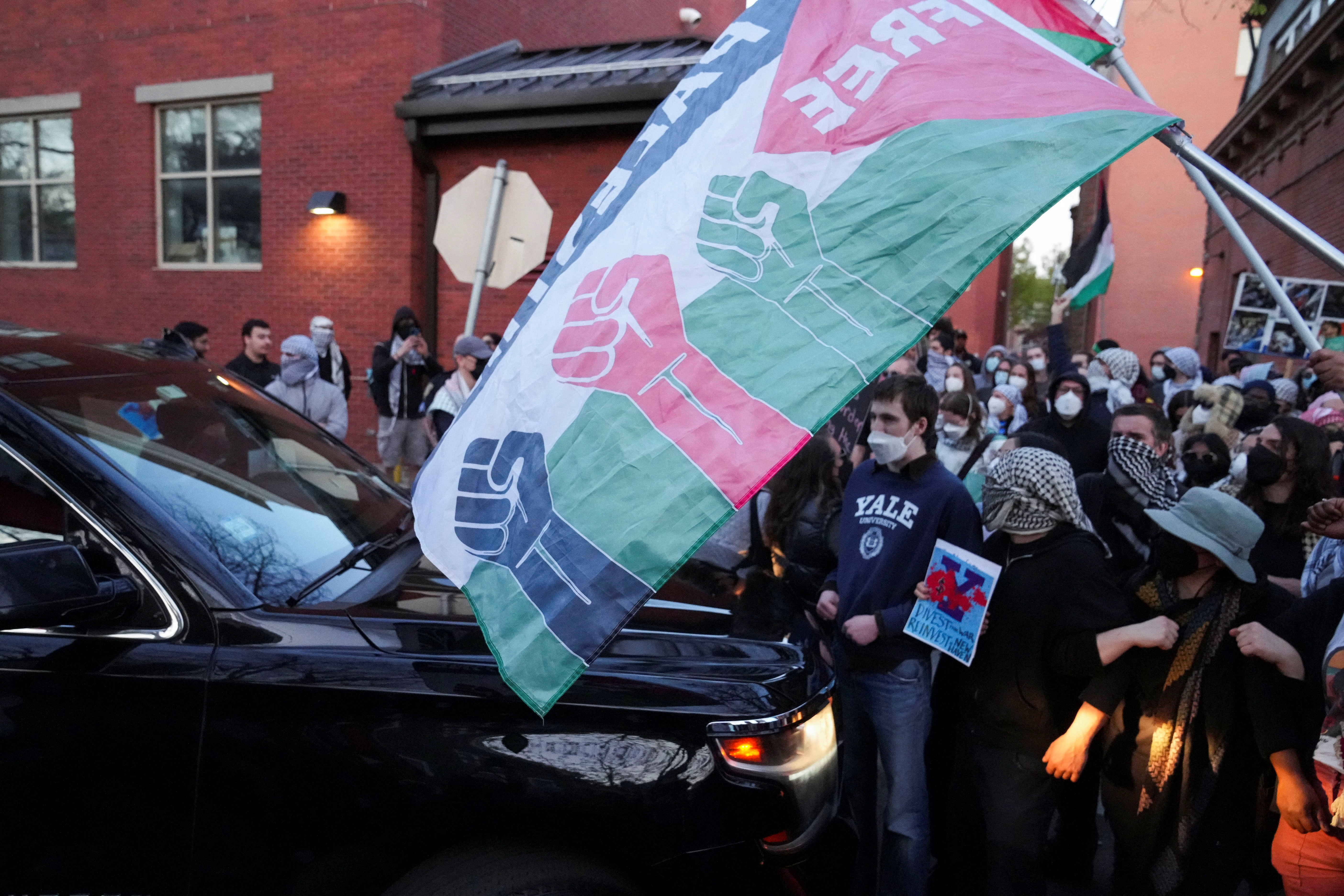 Palestine protests Yale