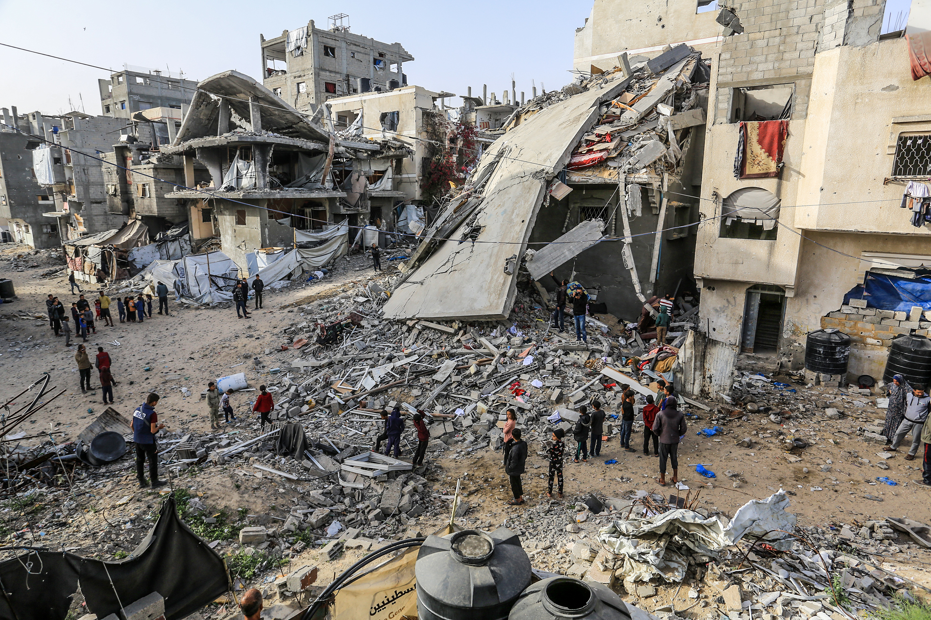 At least 46 people have been killed in Israeli attacks on Gaza over the last 24 hours.