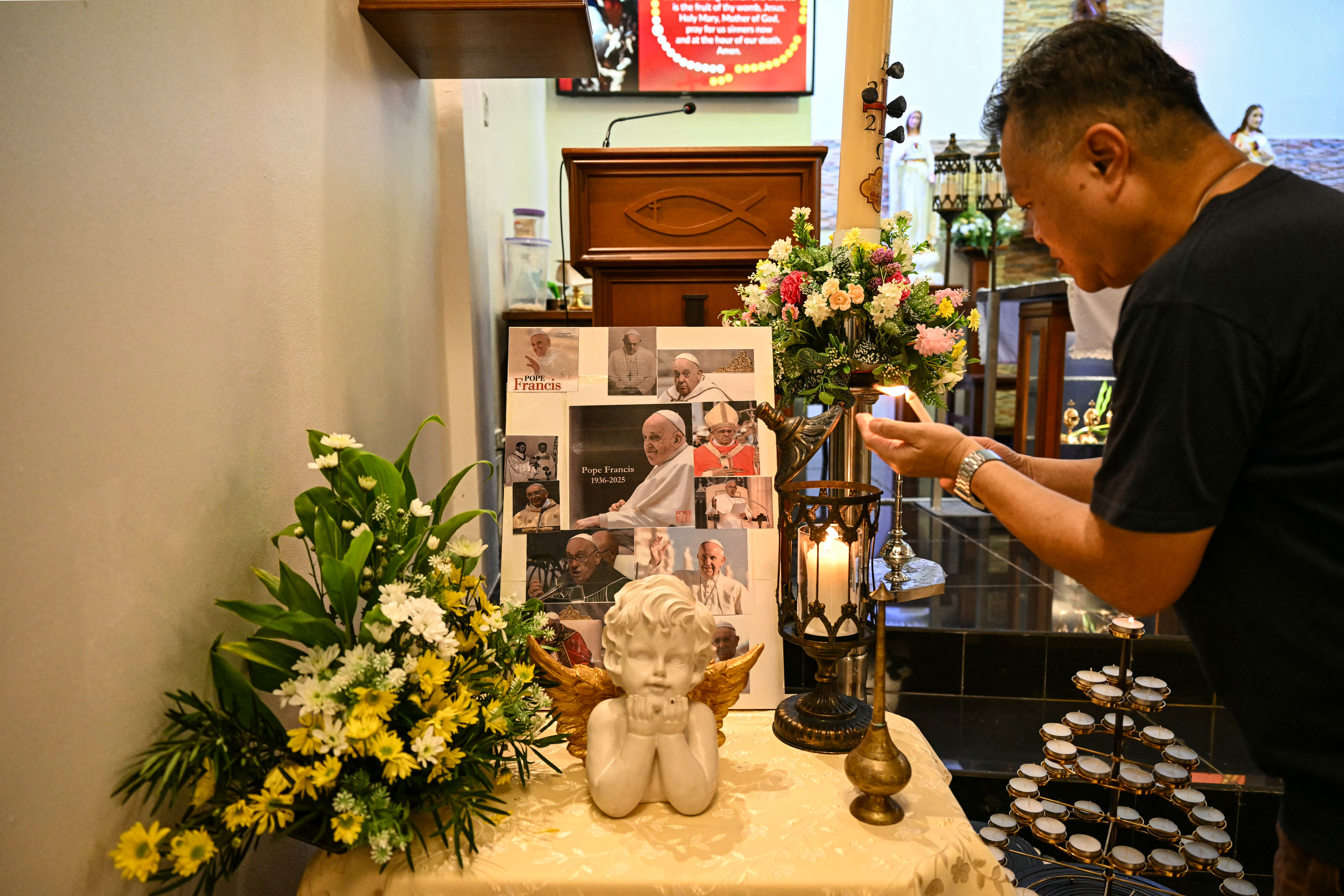 Indonesia Obit Pope Francis Global Reax