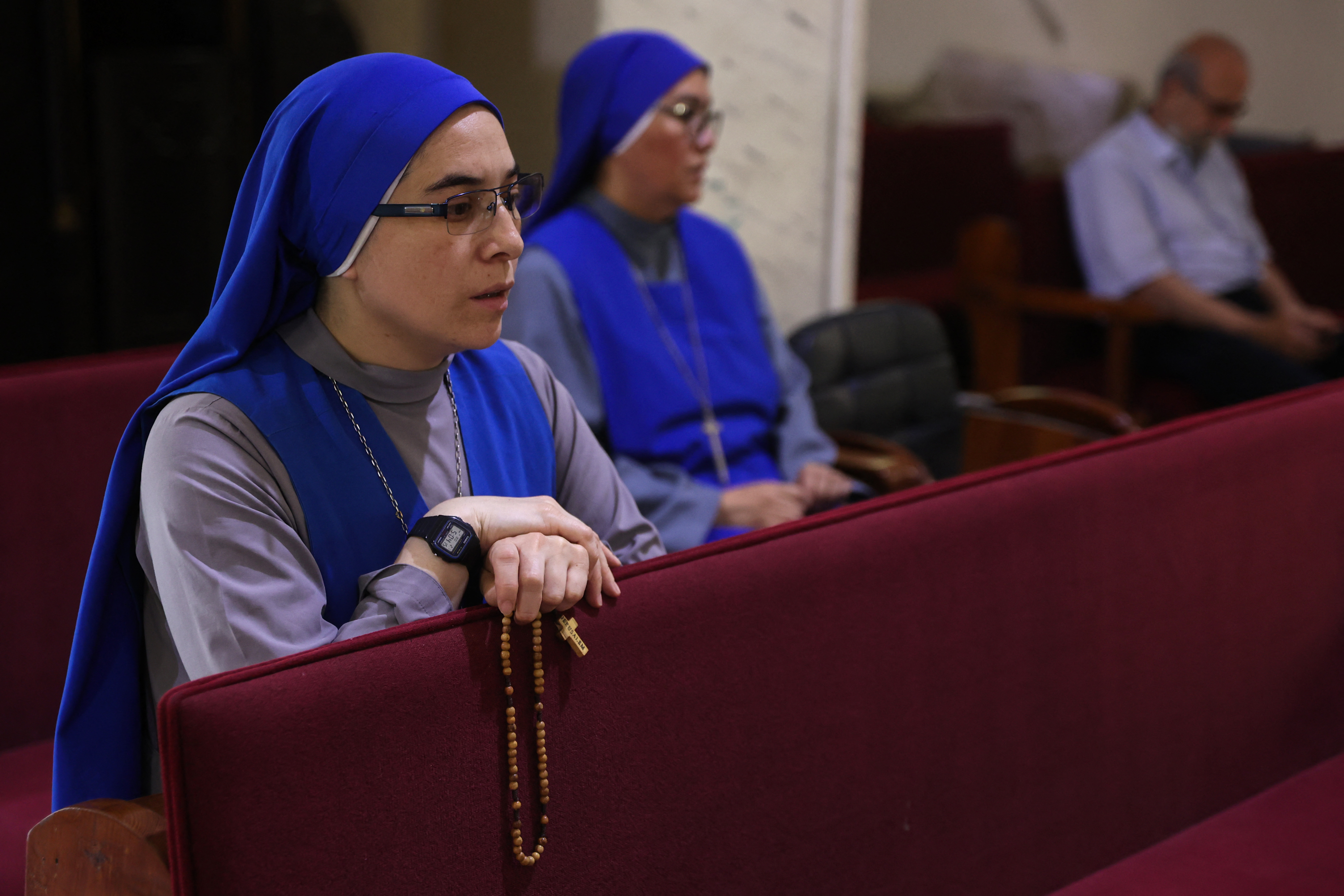 Gaza Christians mourn Pope's death