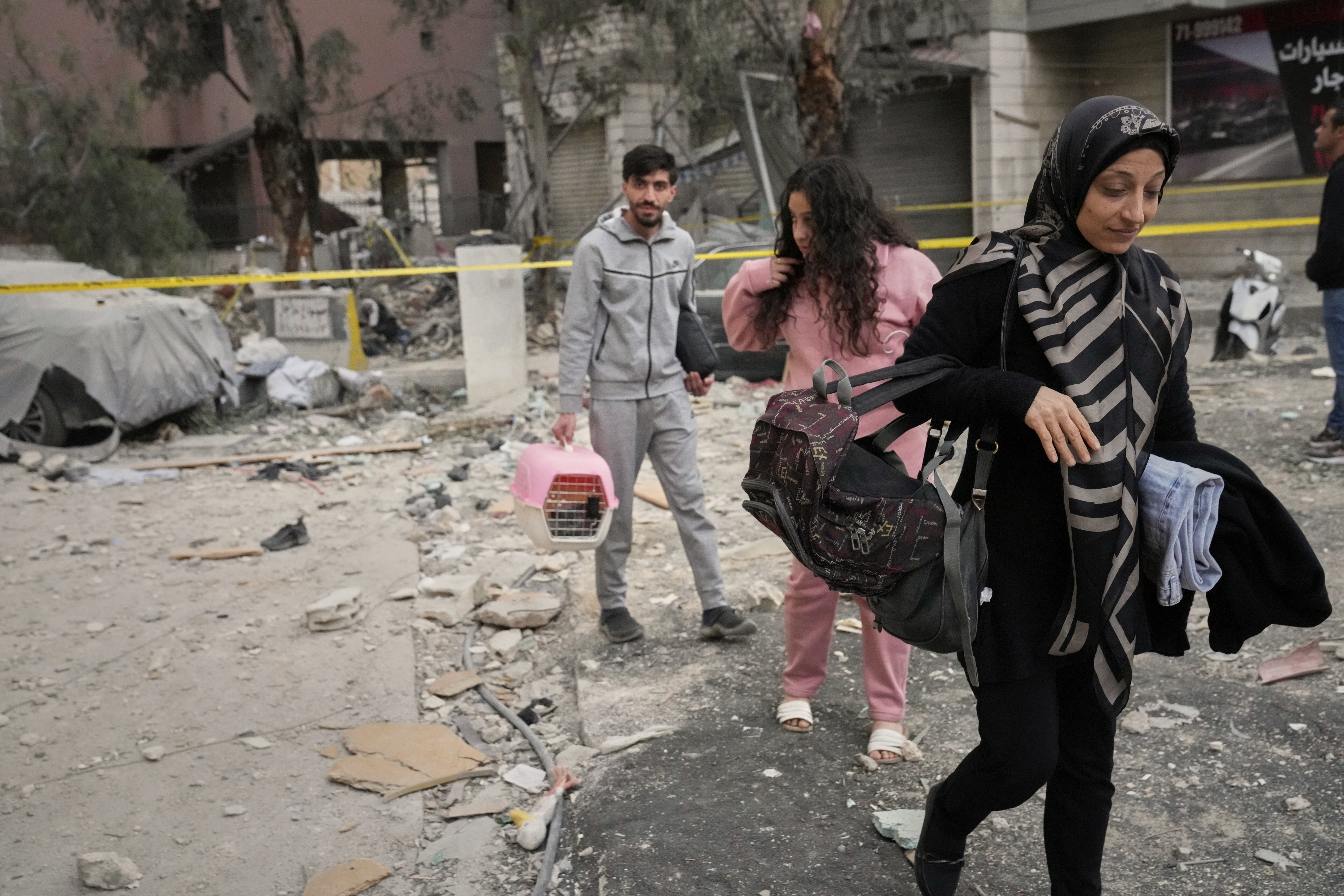 Aftermath of an Israeli airstrike, in Beirut