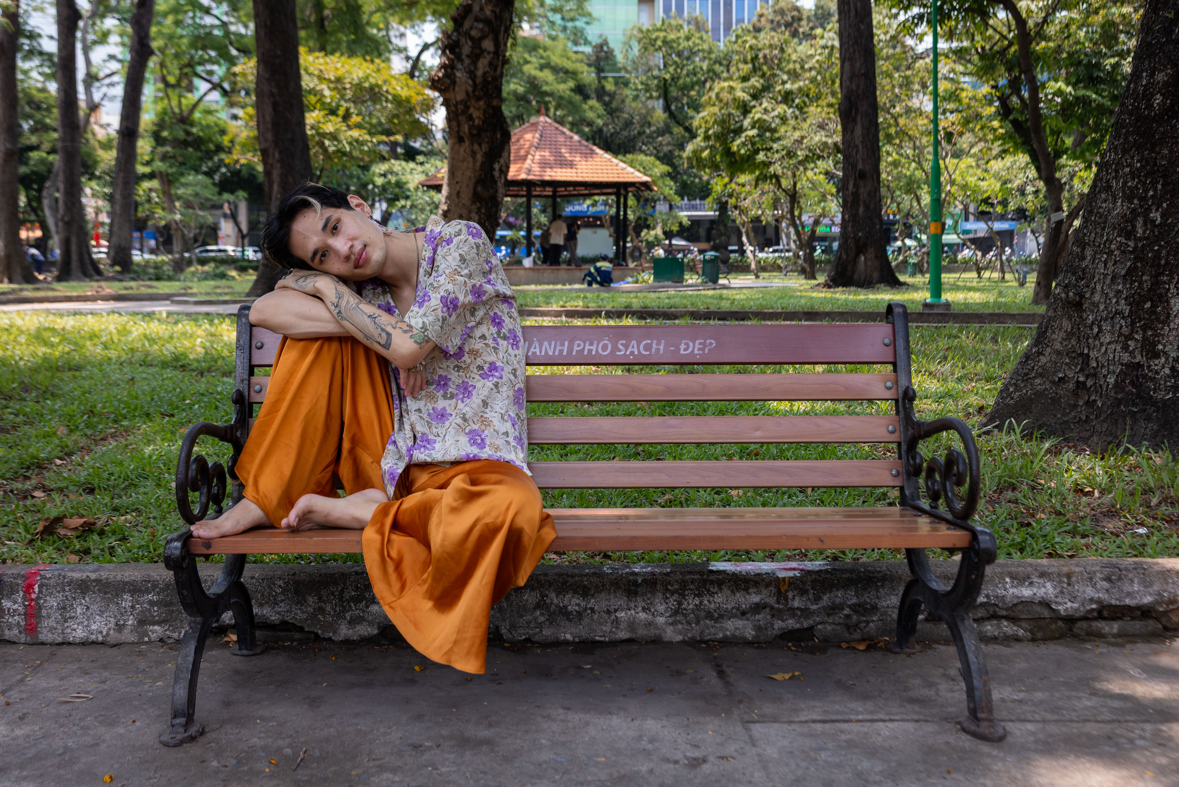 Cat Nguyen is a Vietnamese-American poet based in Saigon. Photo by Chris Trinh
