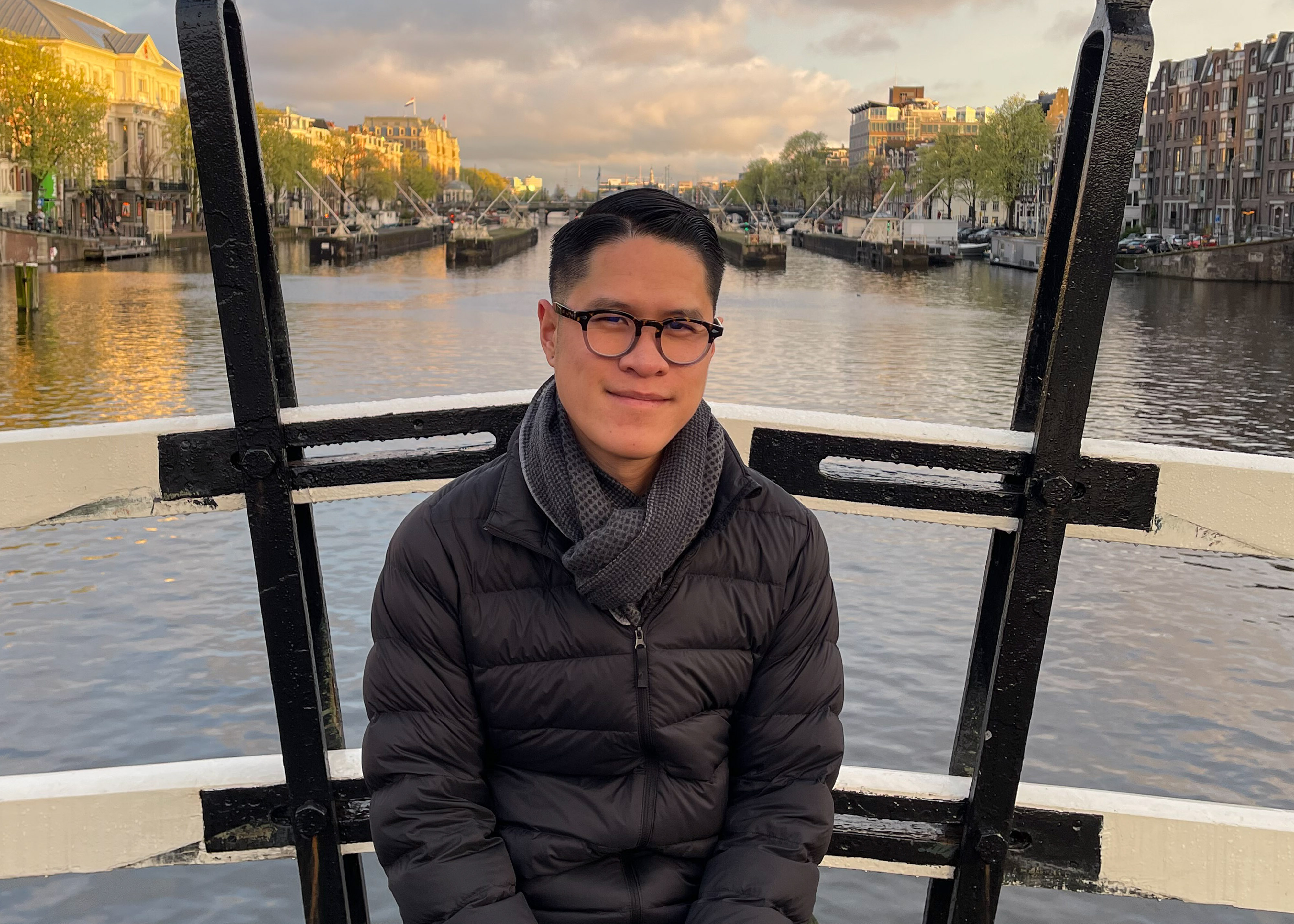 Kevin Pham, a Vietnamese-American professor at the University of Amsterdam. He is the author of "The Architects of Dignity: Vietnamese Visions of Decolonization" and co-host of Nam Phong Dialogues, a podcast on Vietnamese history. Image courtesy of Kevin Pham