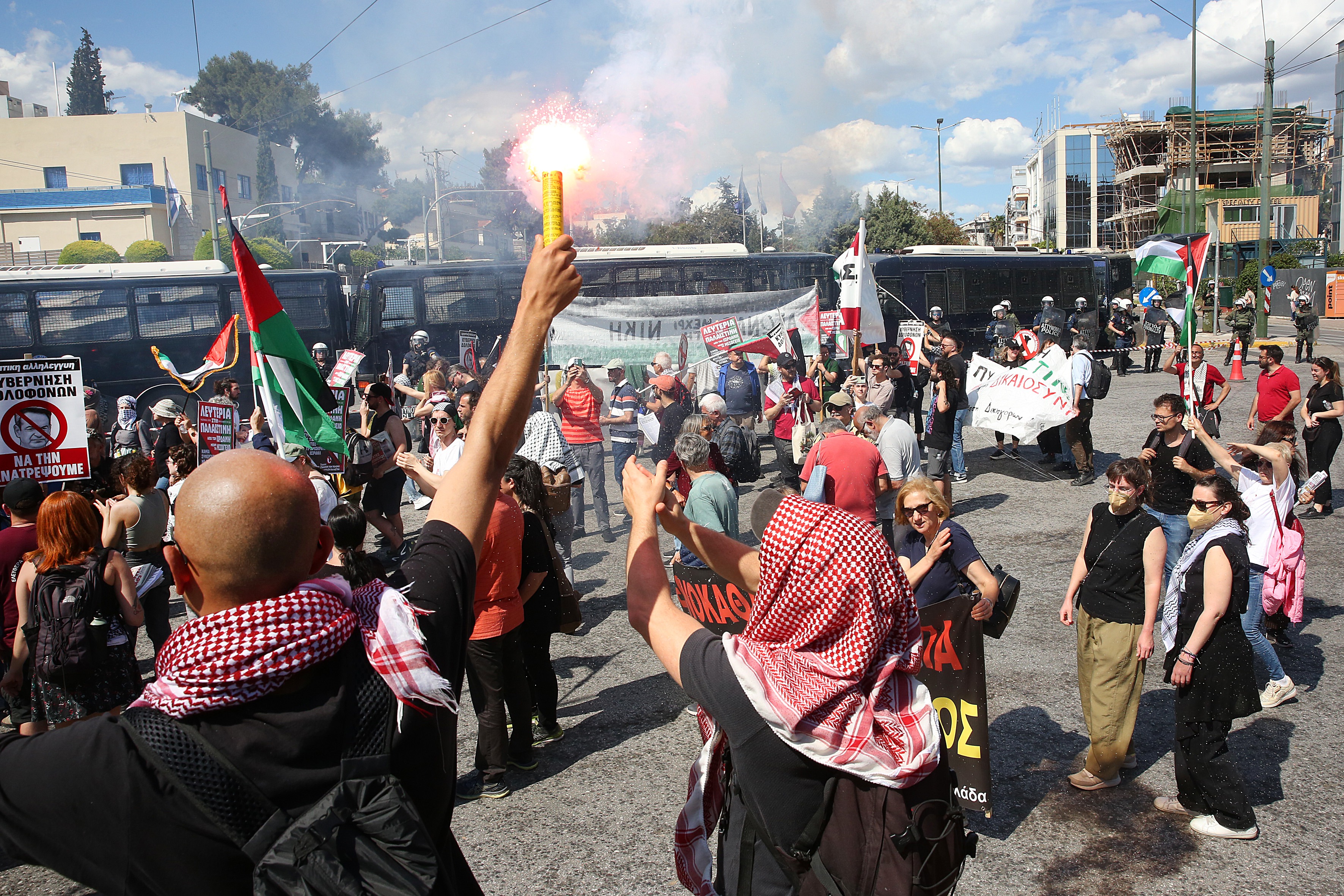 Pro-Palestinian protests around the world to mark the anniversary of Nakba