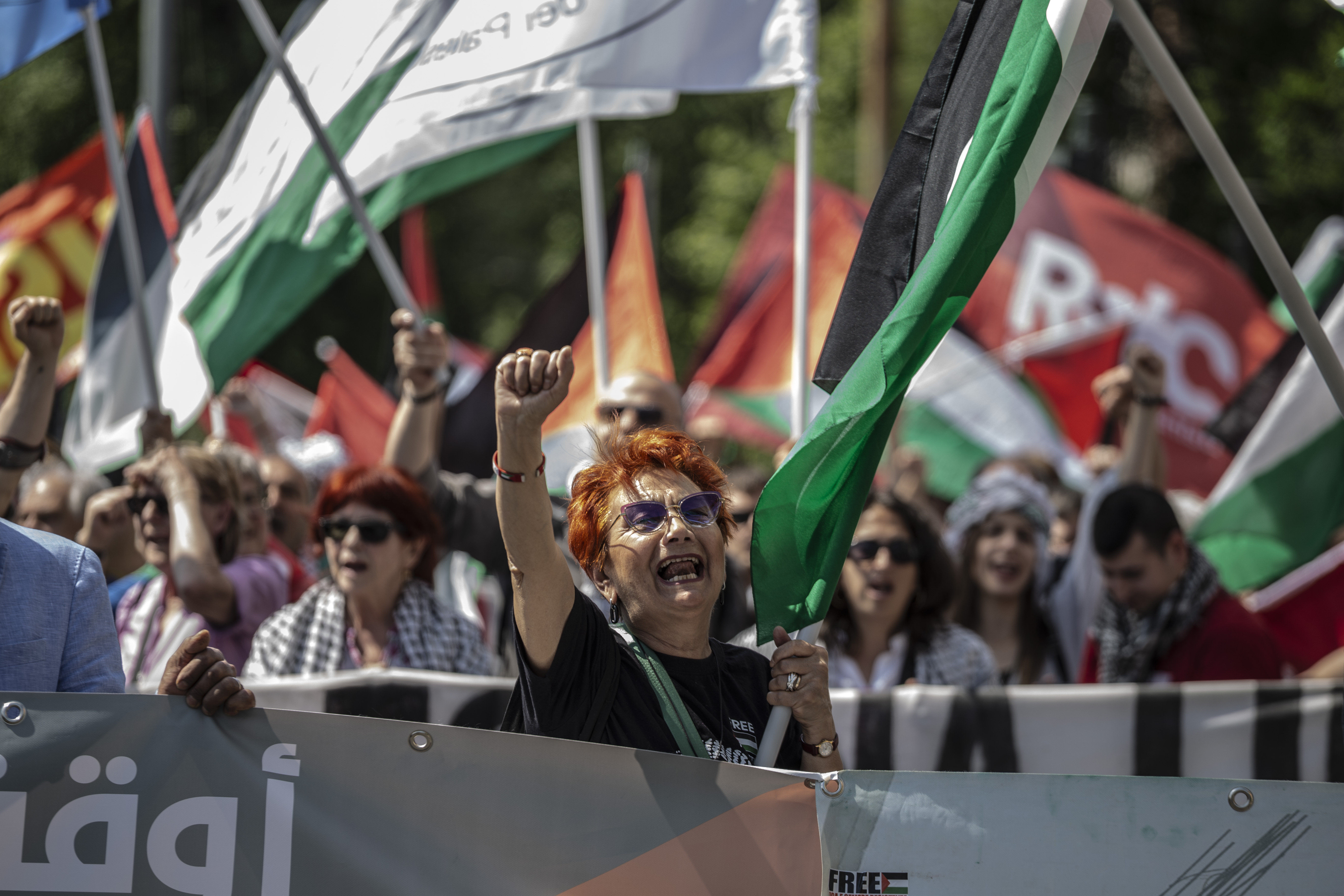 Pro-Palestinian protests around the world to mark the anniversary of Nakba