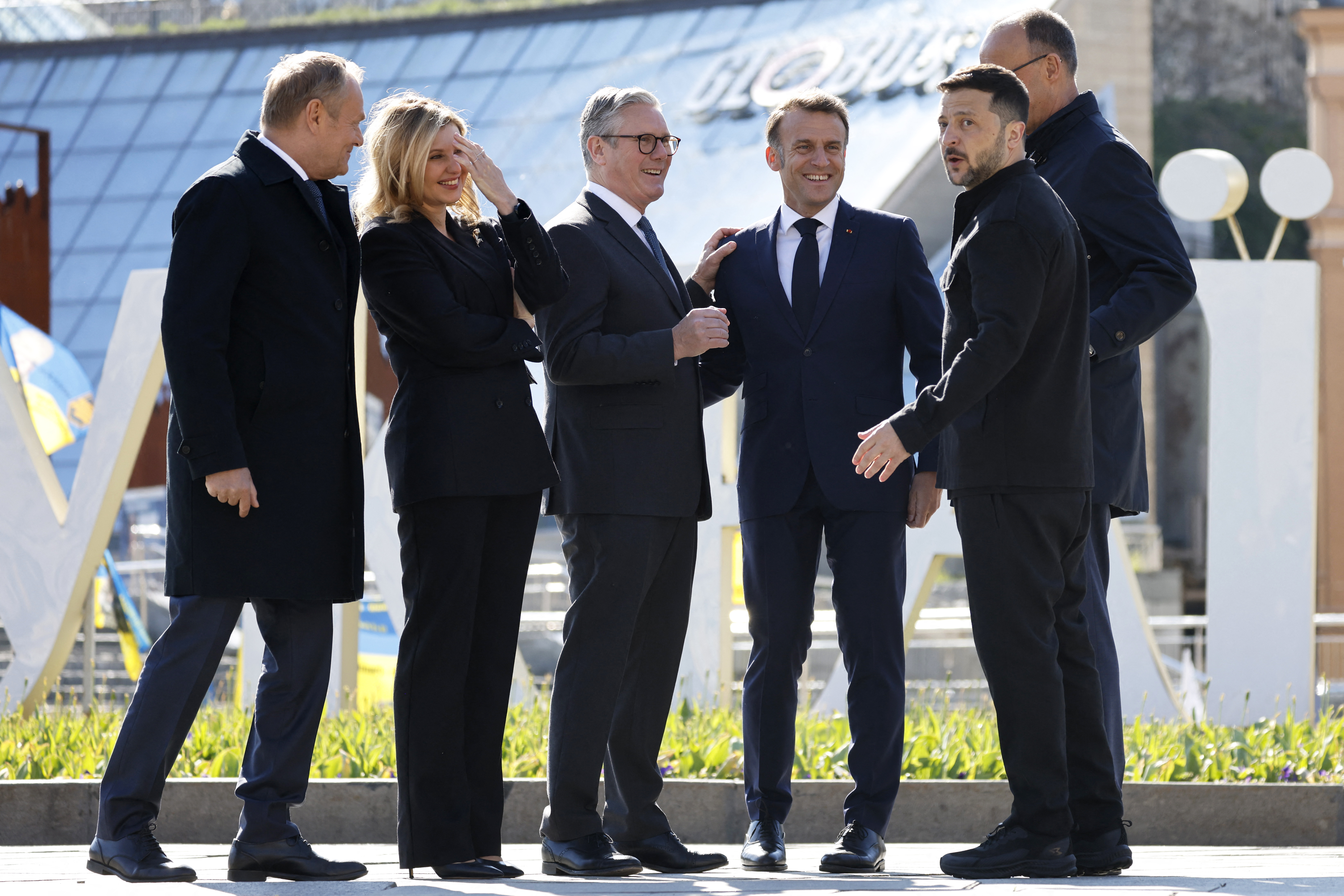 European leaders in Kyiv
