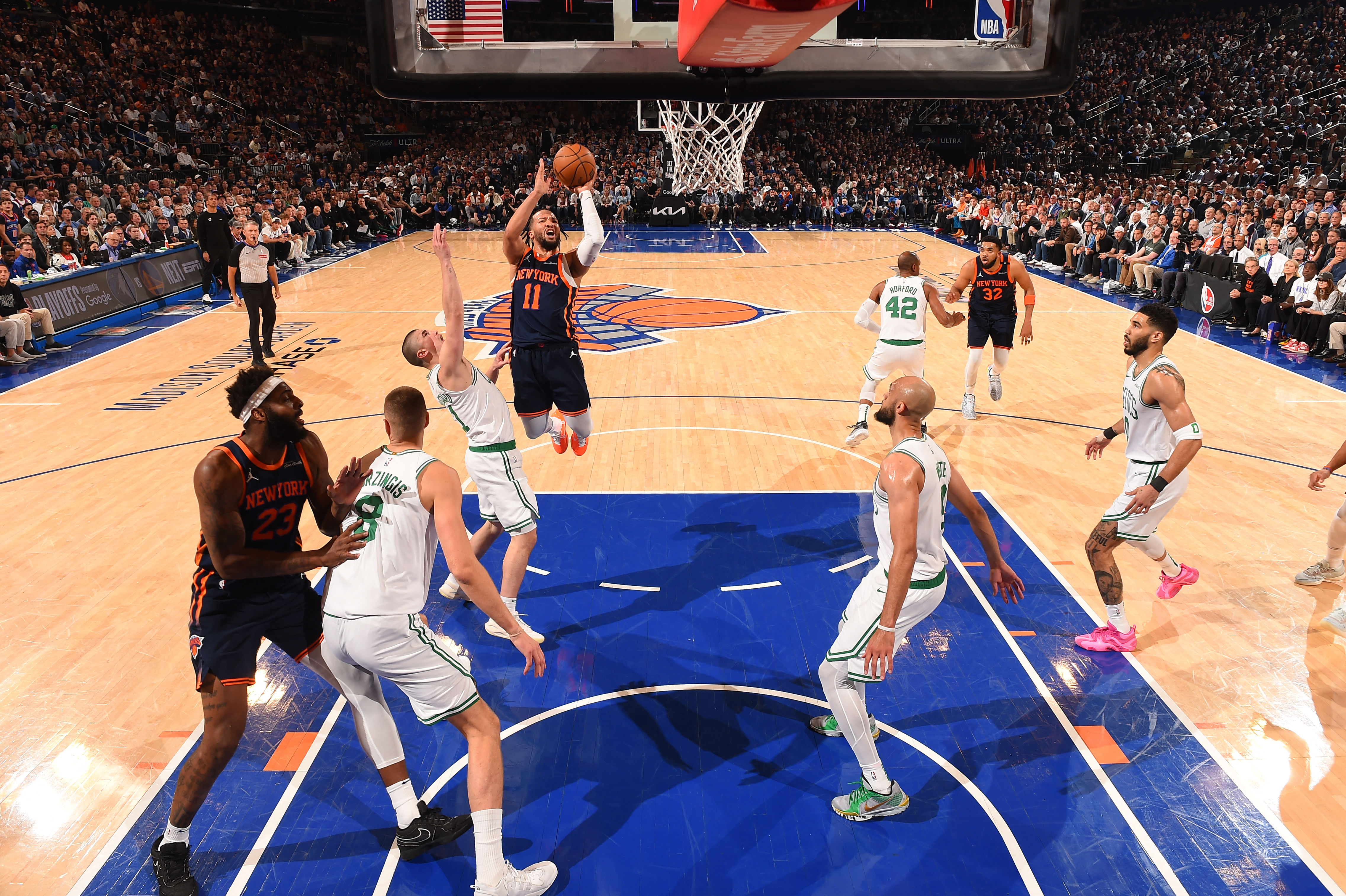 Jalen Brunson in action.