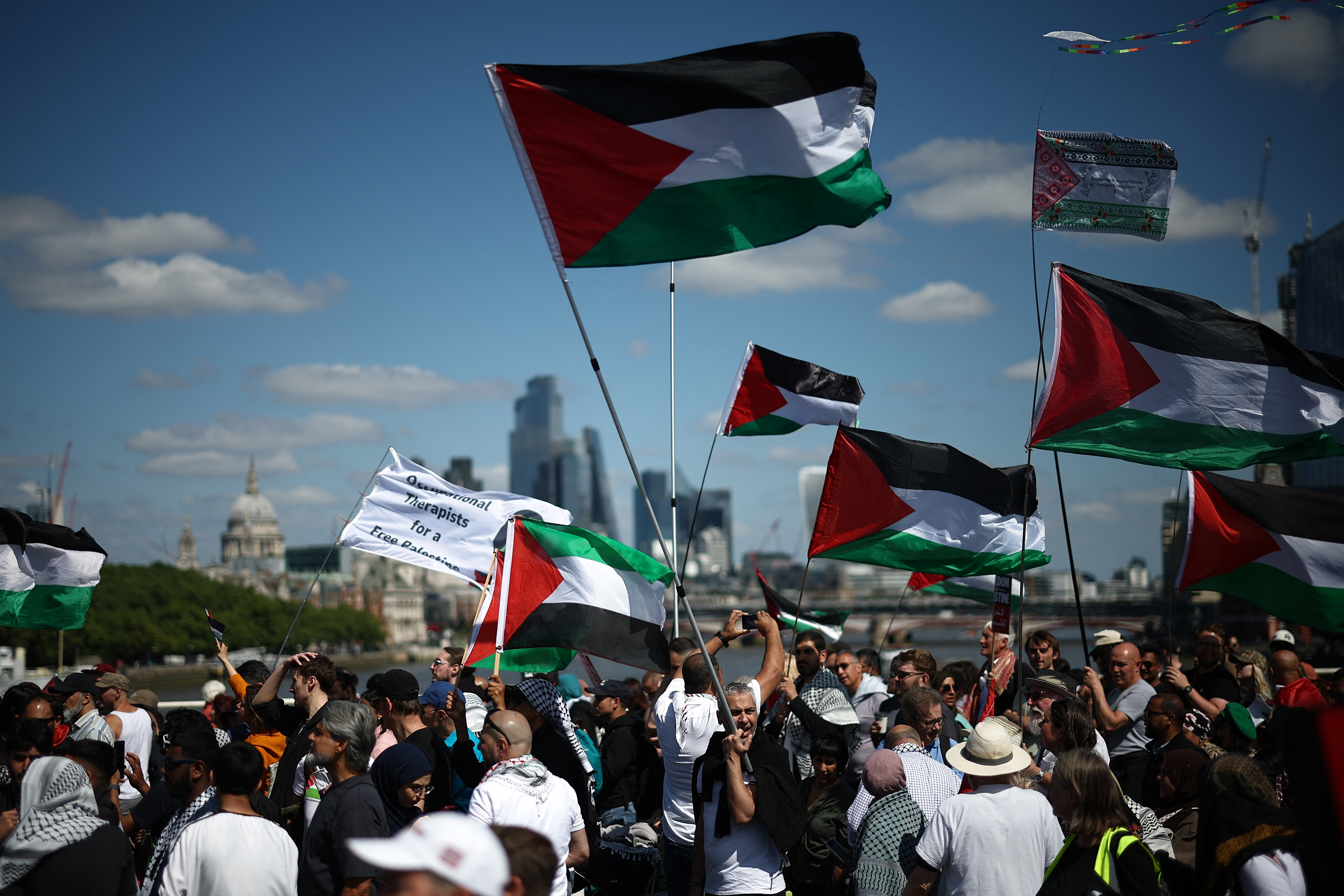 Pro-Palestinian protests around the world to mark the anniversary of Nakba