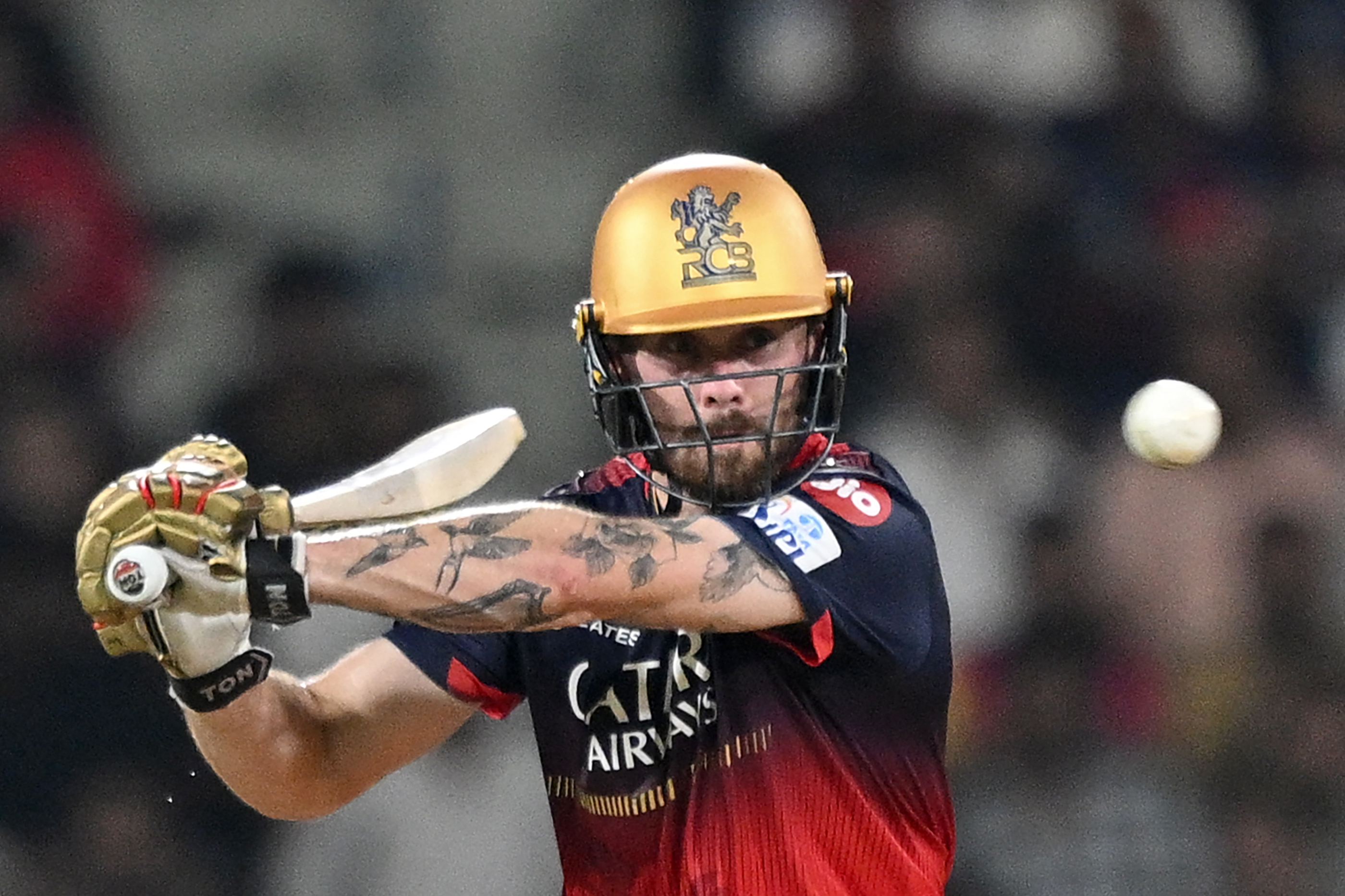 Royal Challengers Bengaluru's Phil Salt plays a shot during the Indian Premier League (IPL) Twenty20 