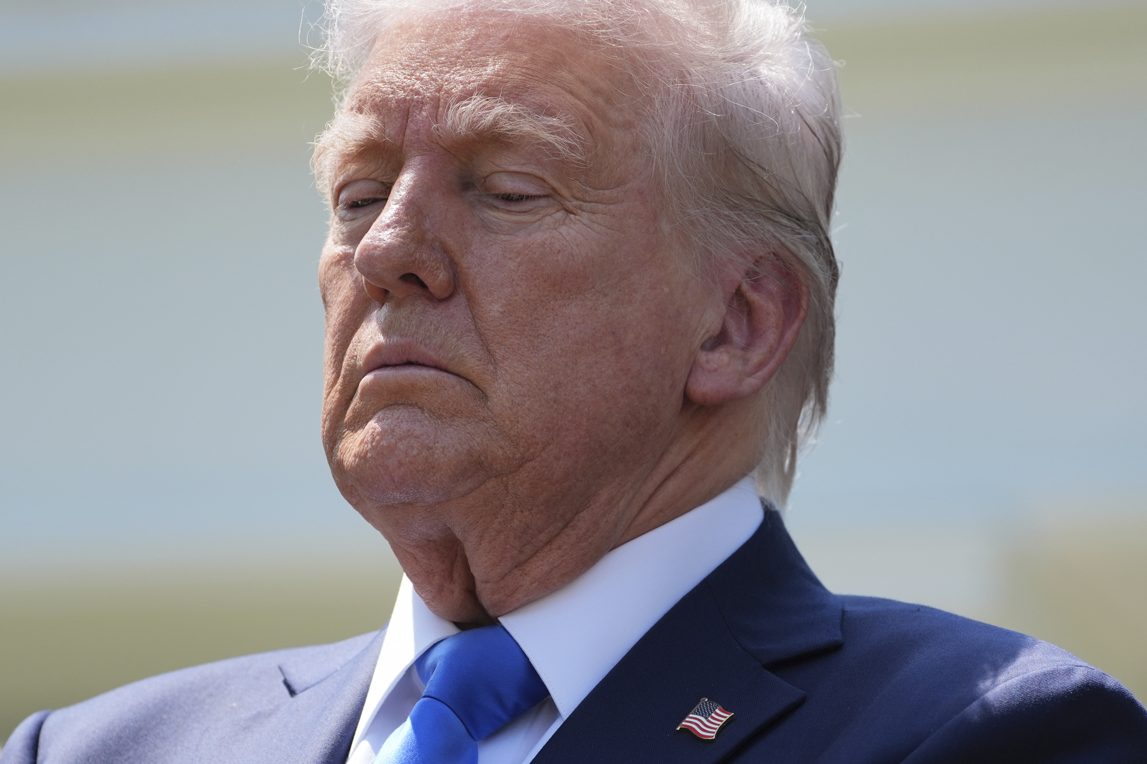 Donald Trump in close-up