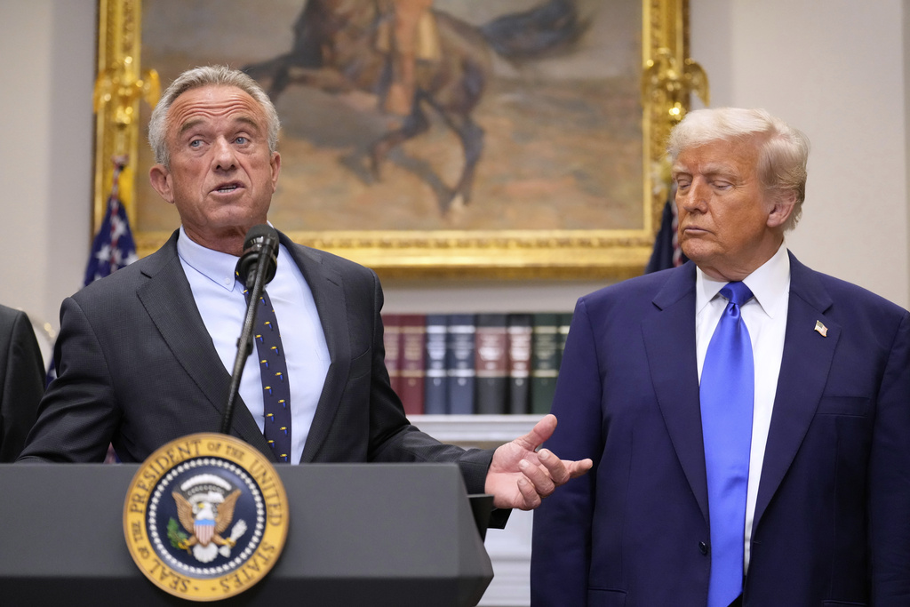 Trump and Robert F Kennedy Jr