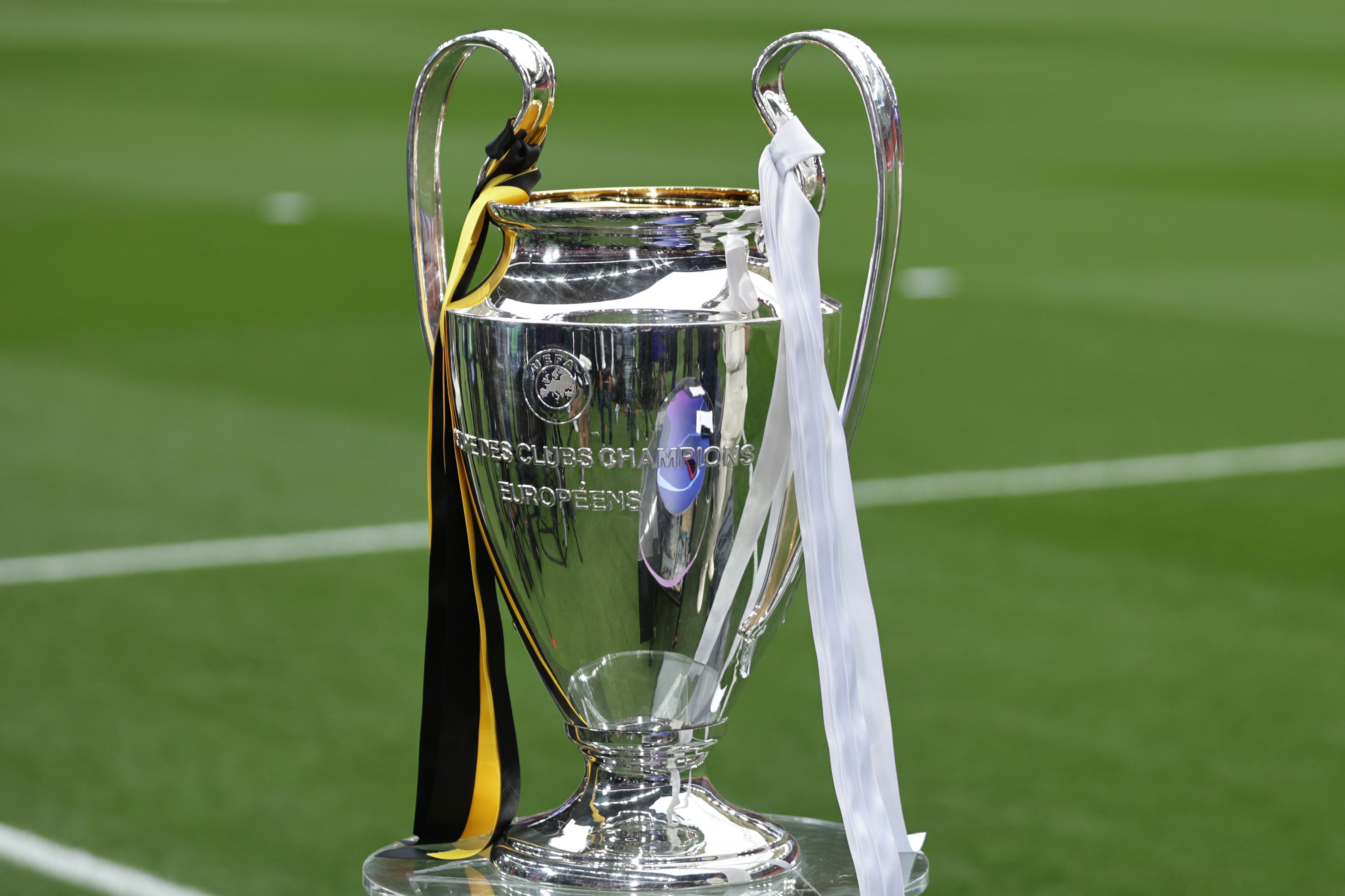 Champions League trophy.