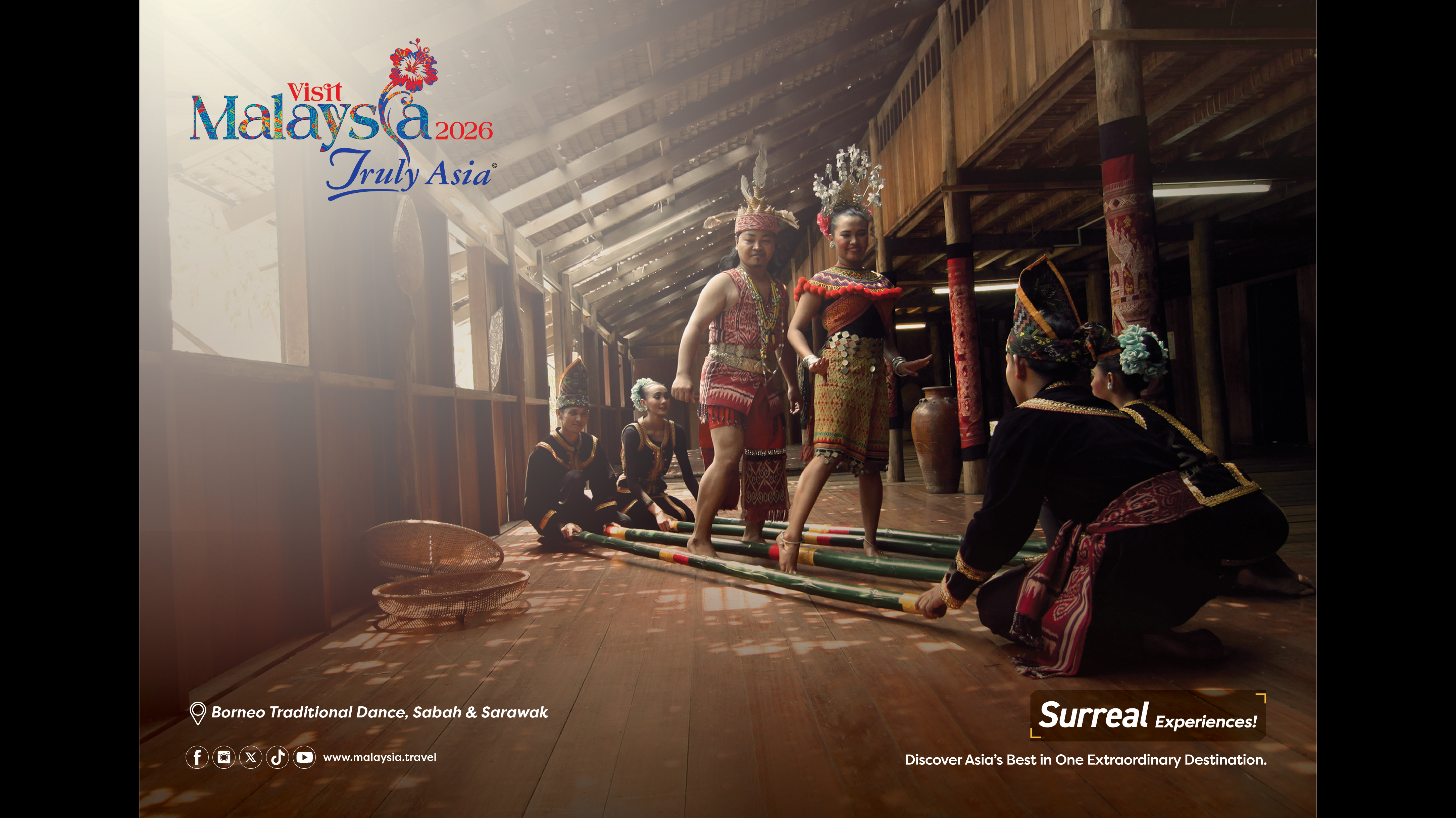 Two women perform a traditional dance
