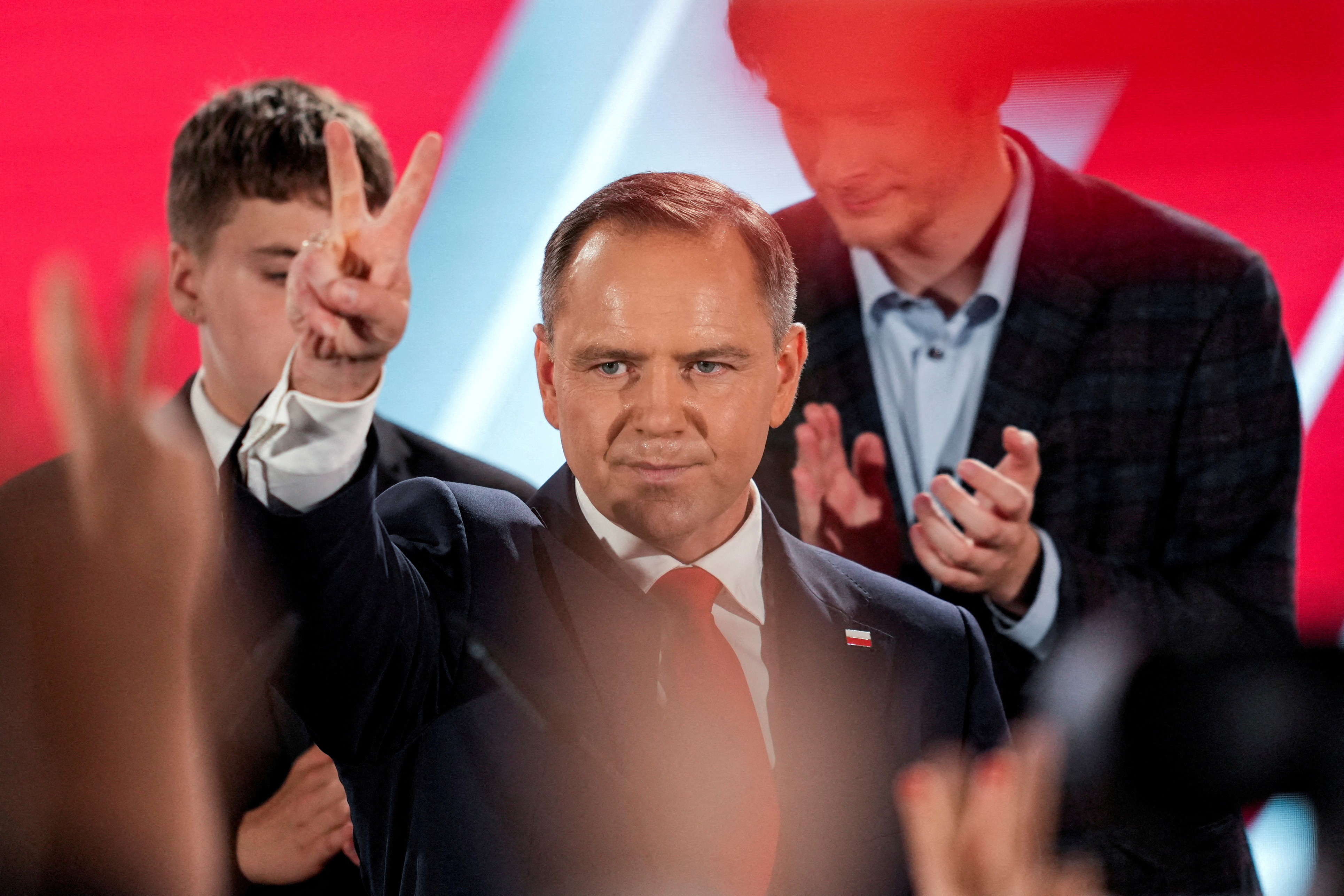 Polish presidential candidate Karol Nawrocki