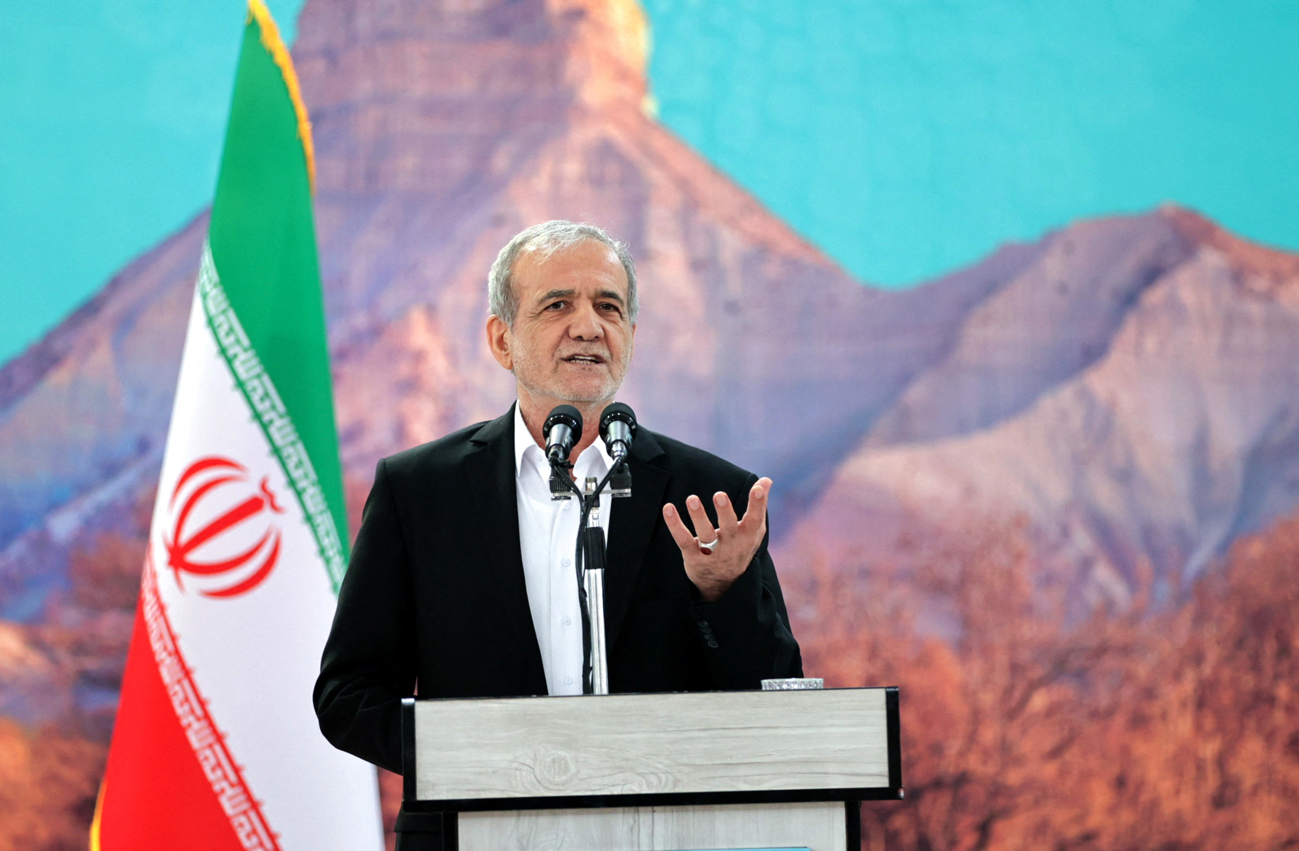 Iranian President Masoud Pezeshkian