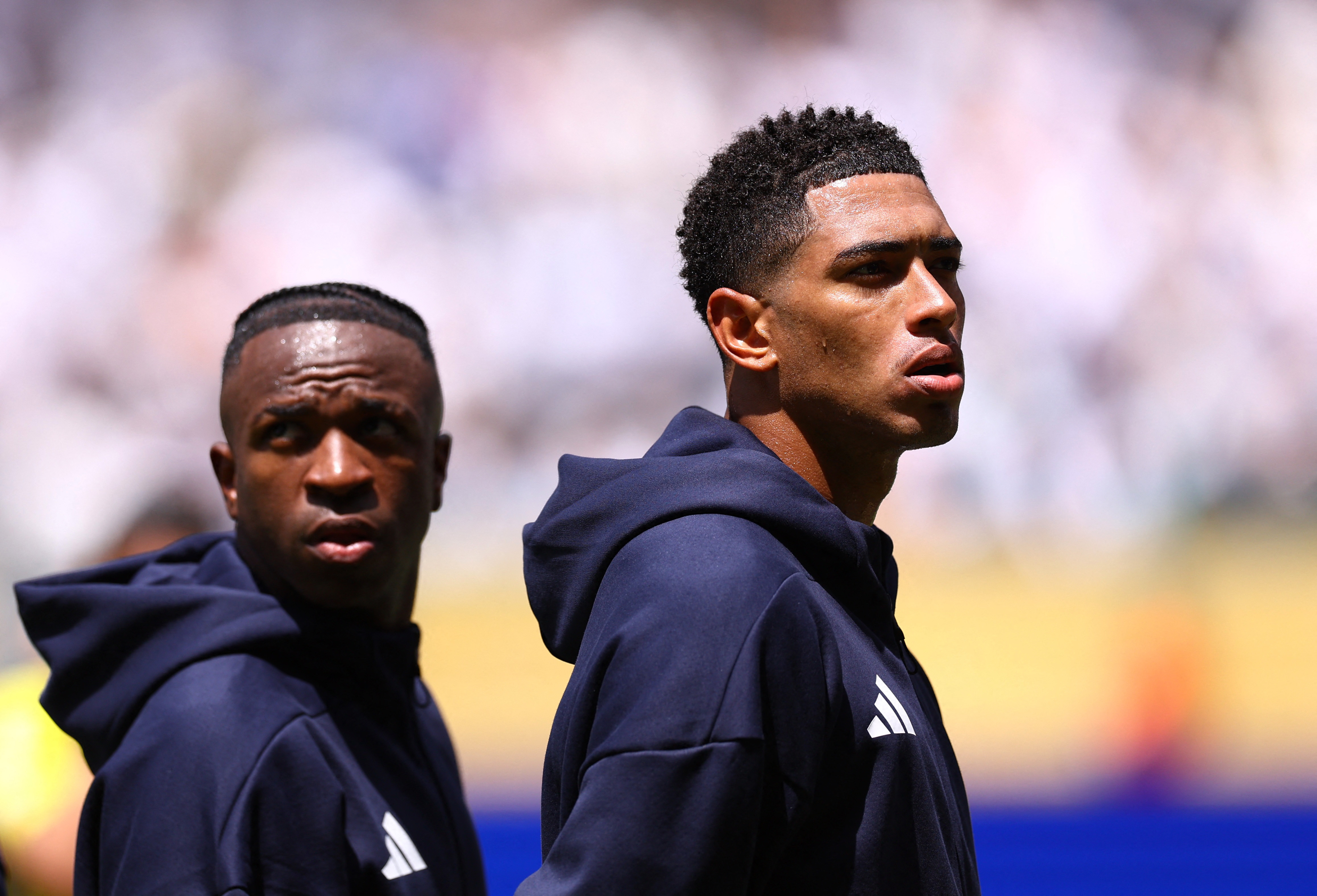 Real Madrid's Vinicius Junior and Jude Bellingham at the FIFA Club World Cup