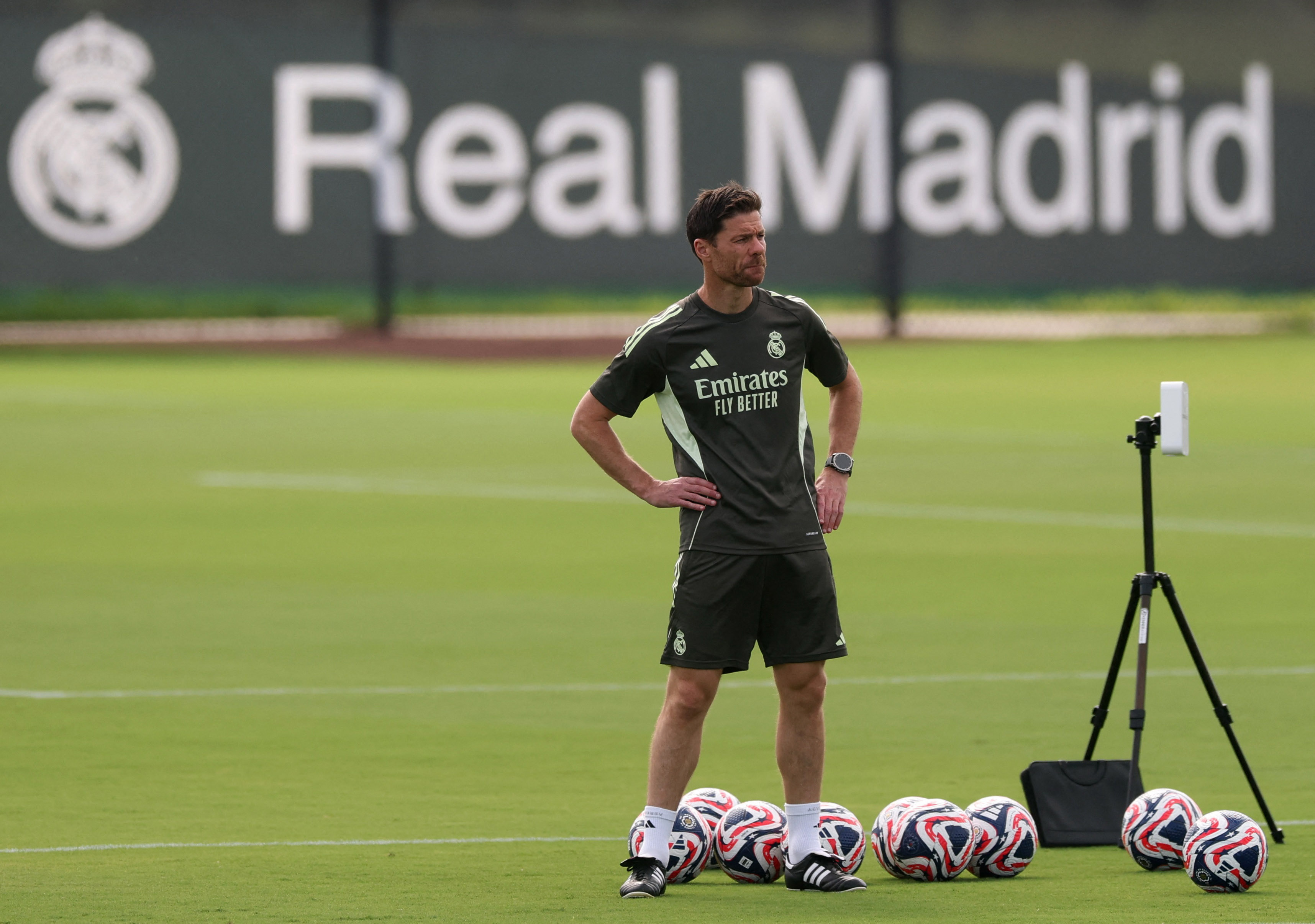 FIFA Club World Cup - Real Madrid coach Xabi Alonso during training 