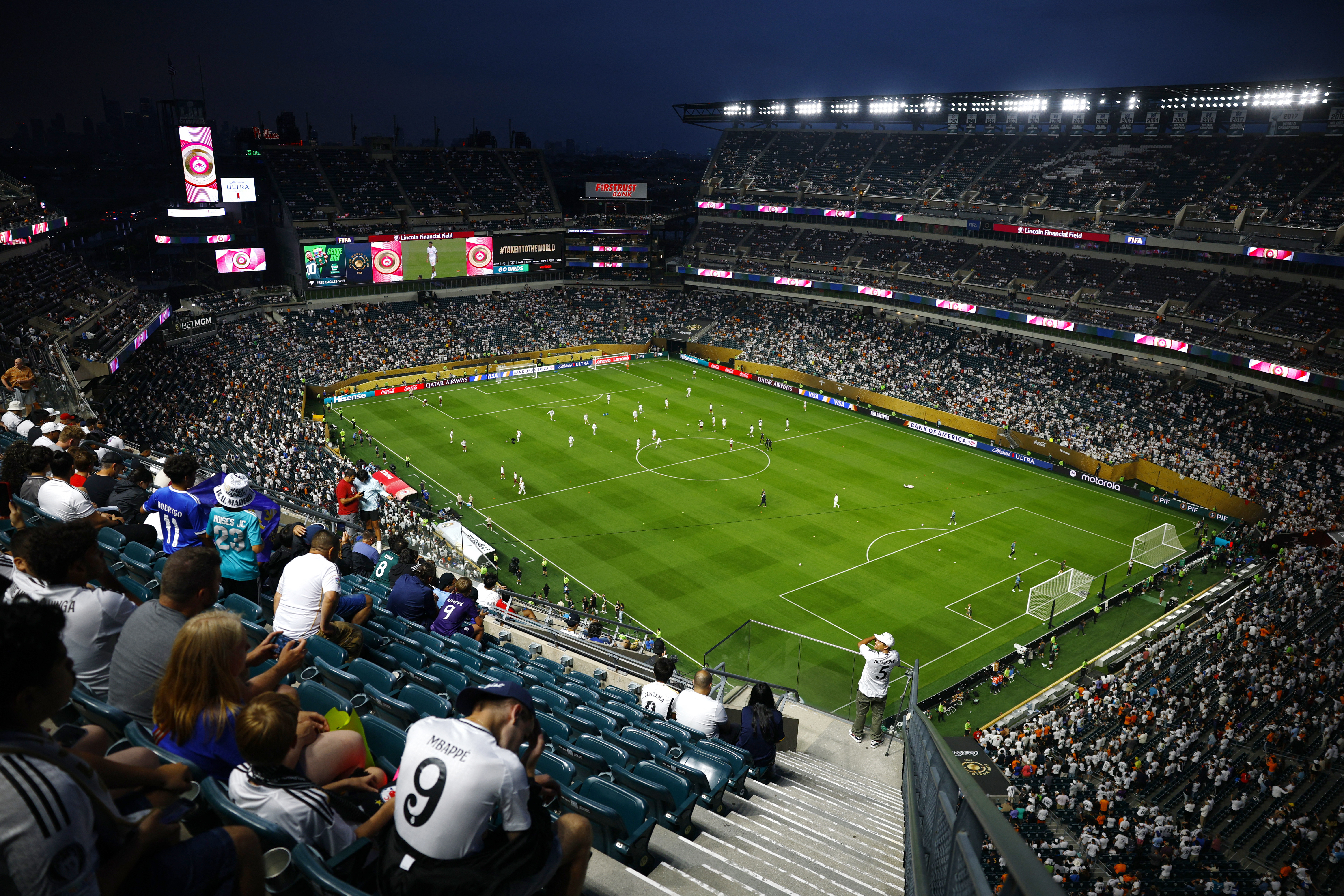 FIFA Club World Cup - Group H - RB Salzburg v Real Madrid - Lincoln Financial Field, Philadelphia, Pennsylvania, U.S. - June 26, 2025 General view inside the stadium before the match