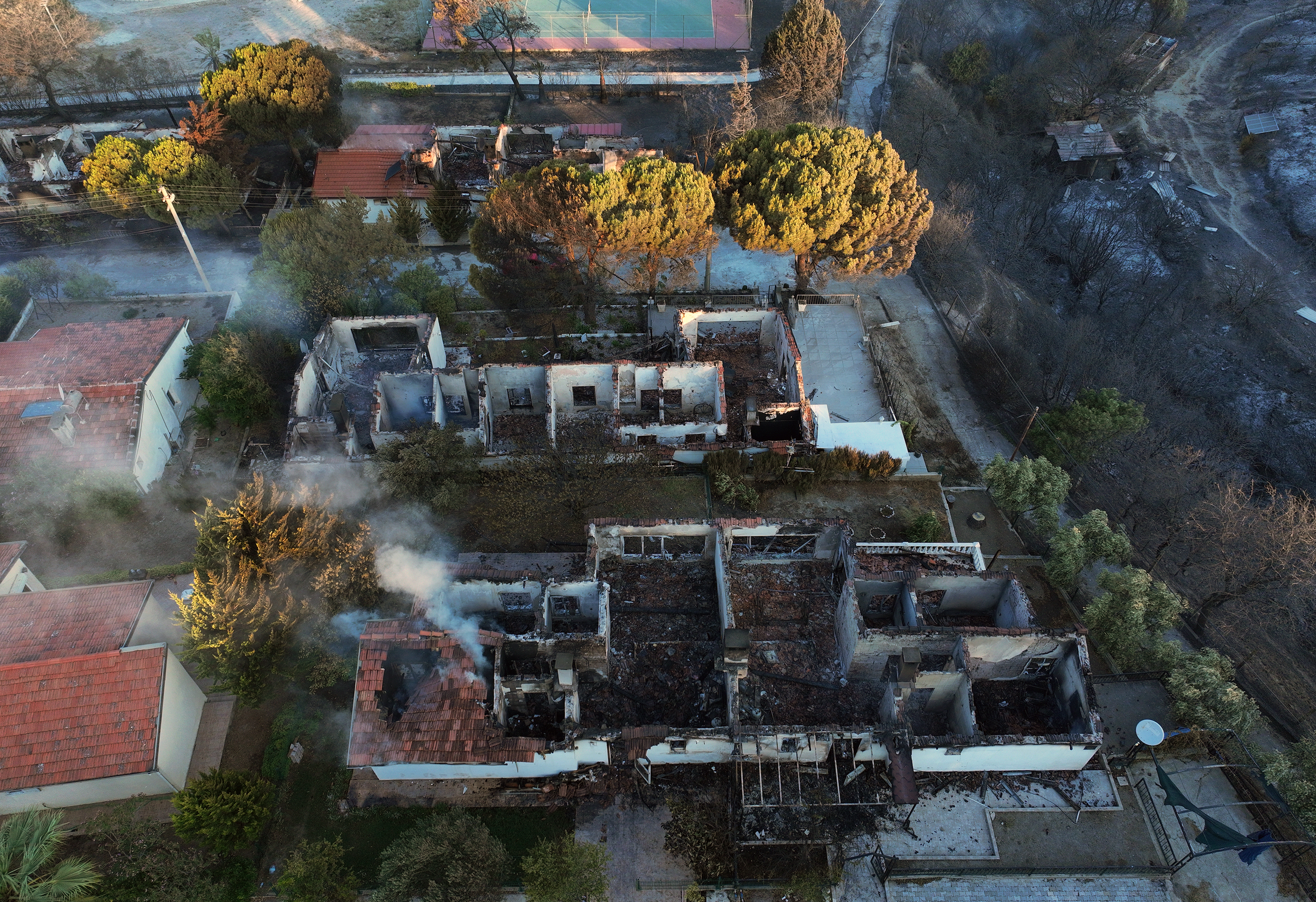 Firefighters in Turkey are battling wildfires for a second day