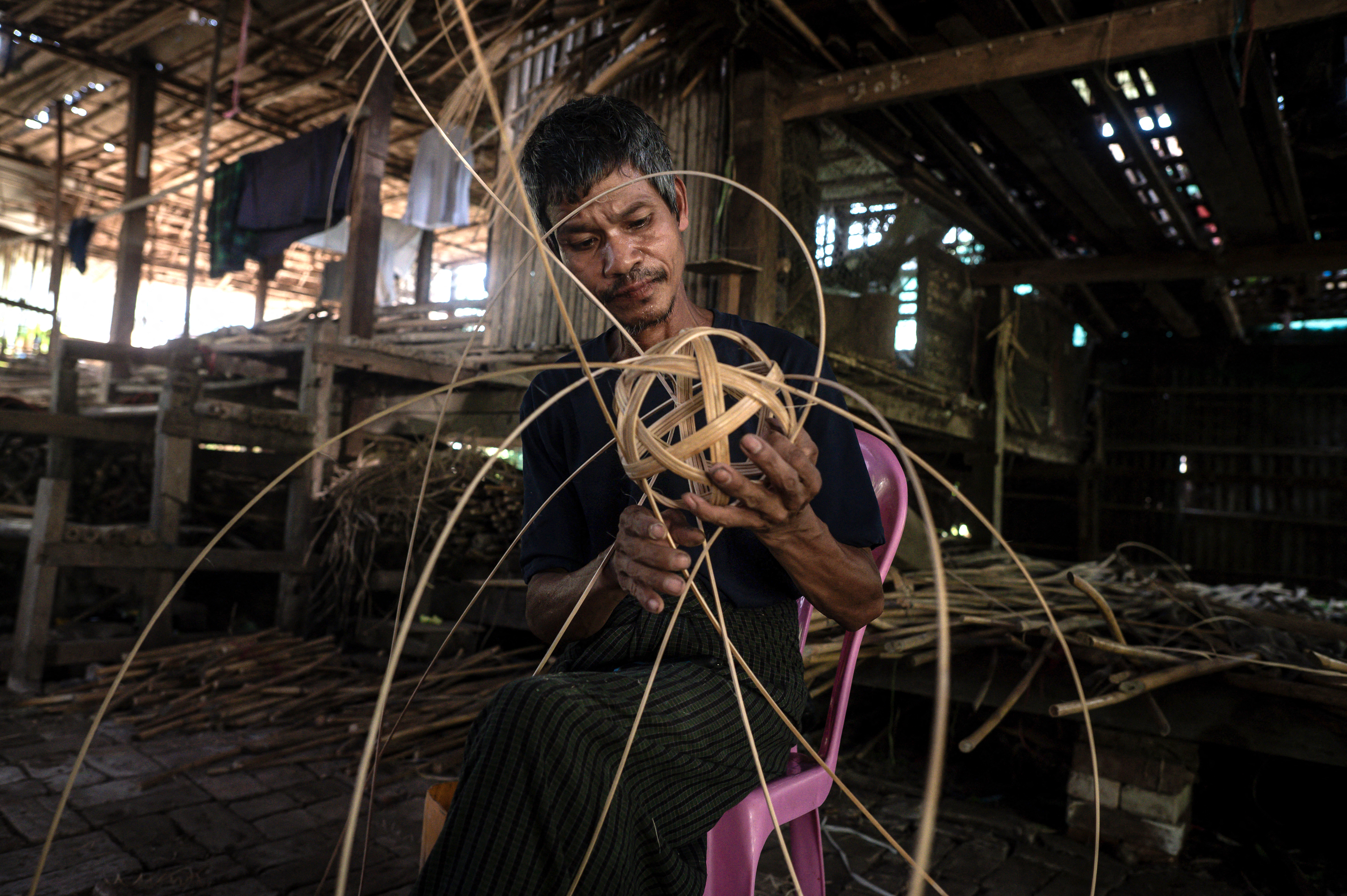 Myanmar’s Chinlone ball sport threatened by conflict and material shortages