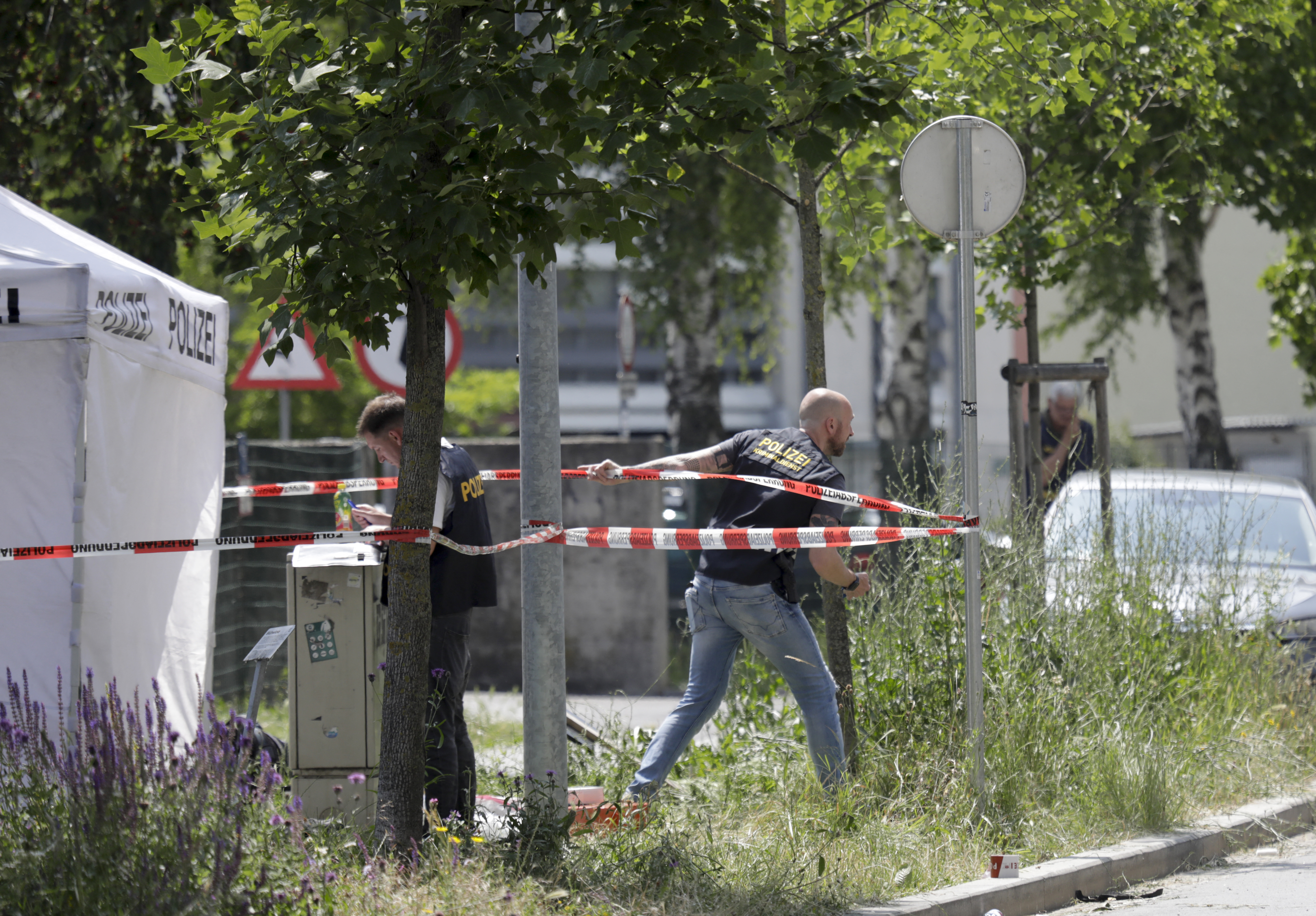 Photos from the school shooting in Austria